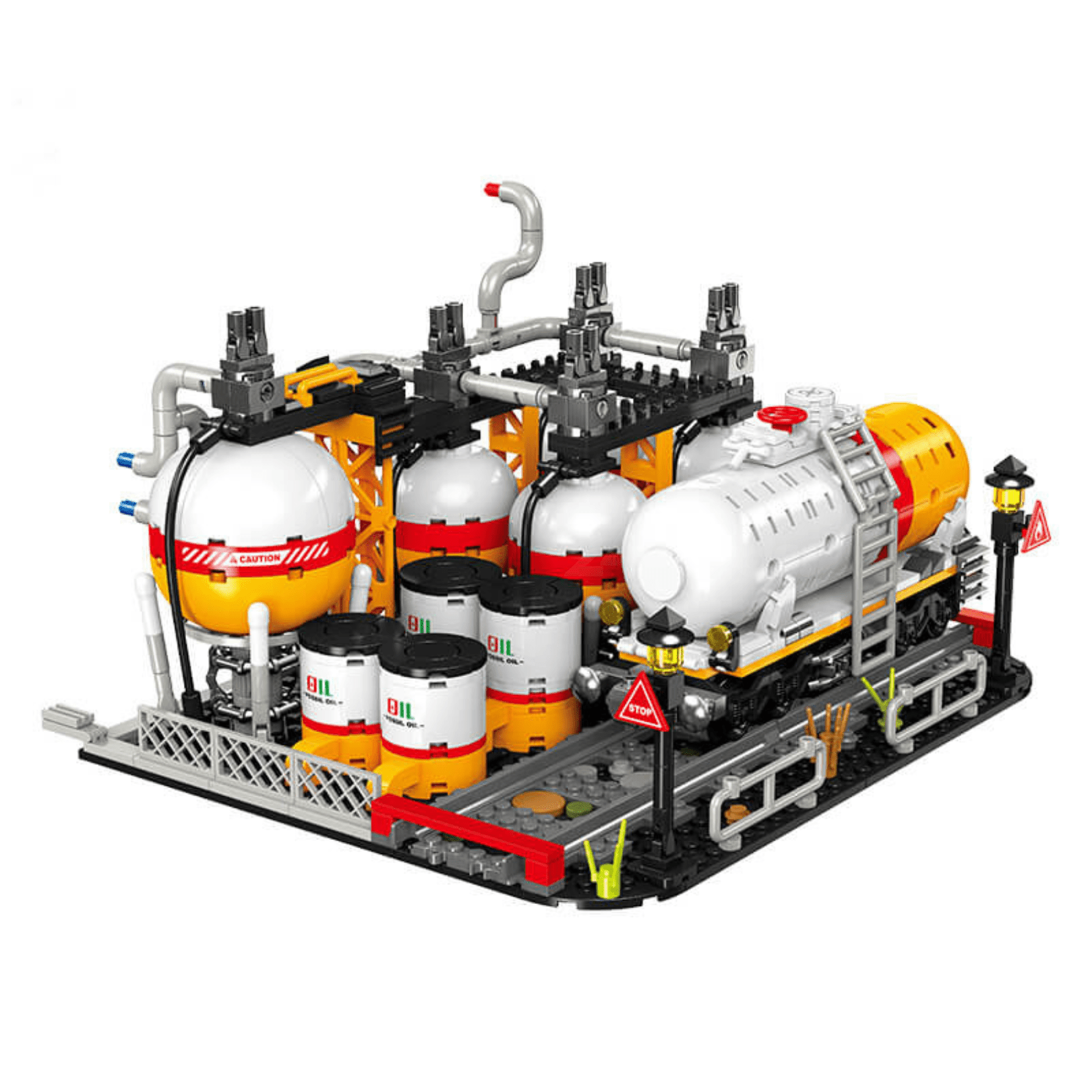 Industrial Oil Refinery Complex | 2142pcs - My Store