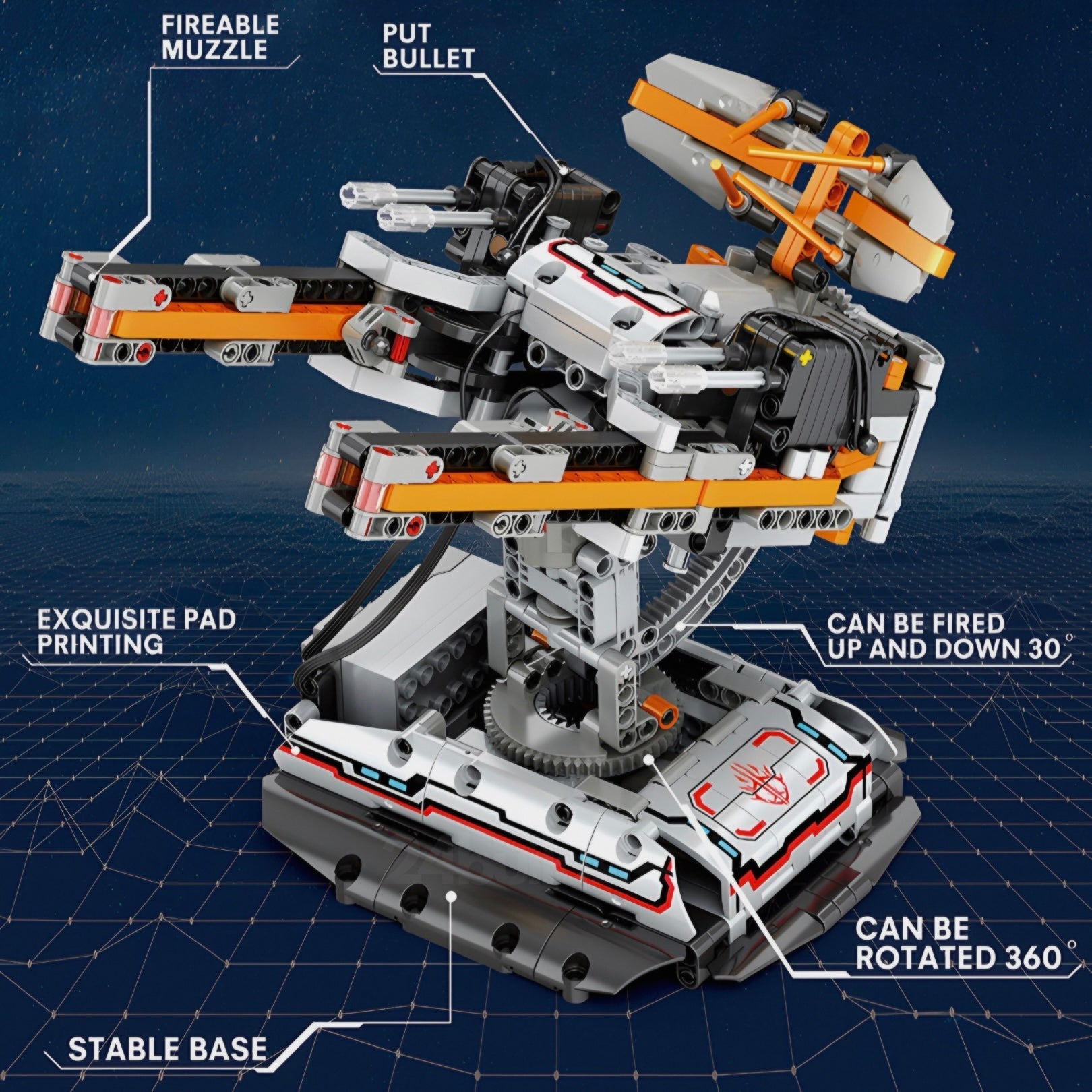 Intergalactic Defense Cannon | 852pcs - My Store