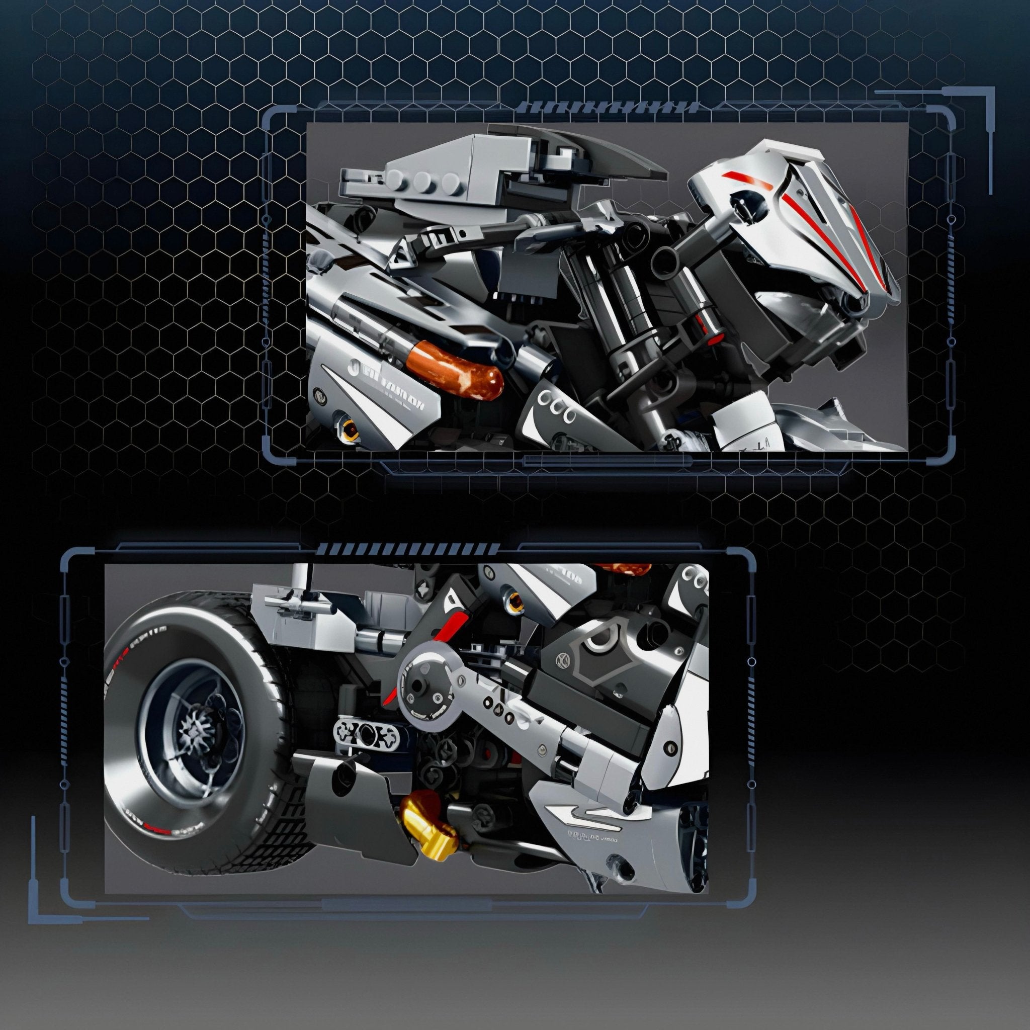 Japanese Motorbike | 842pcs - My Store