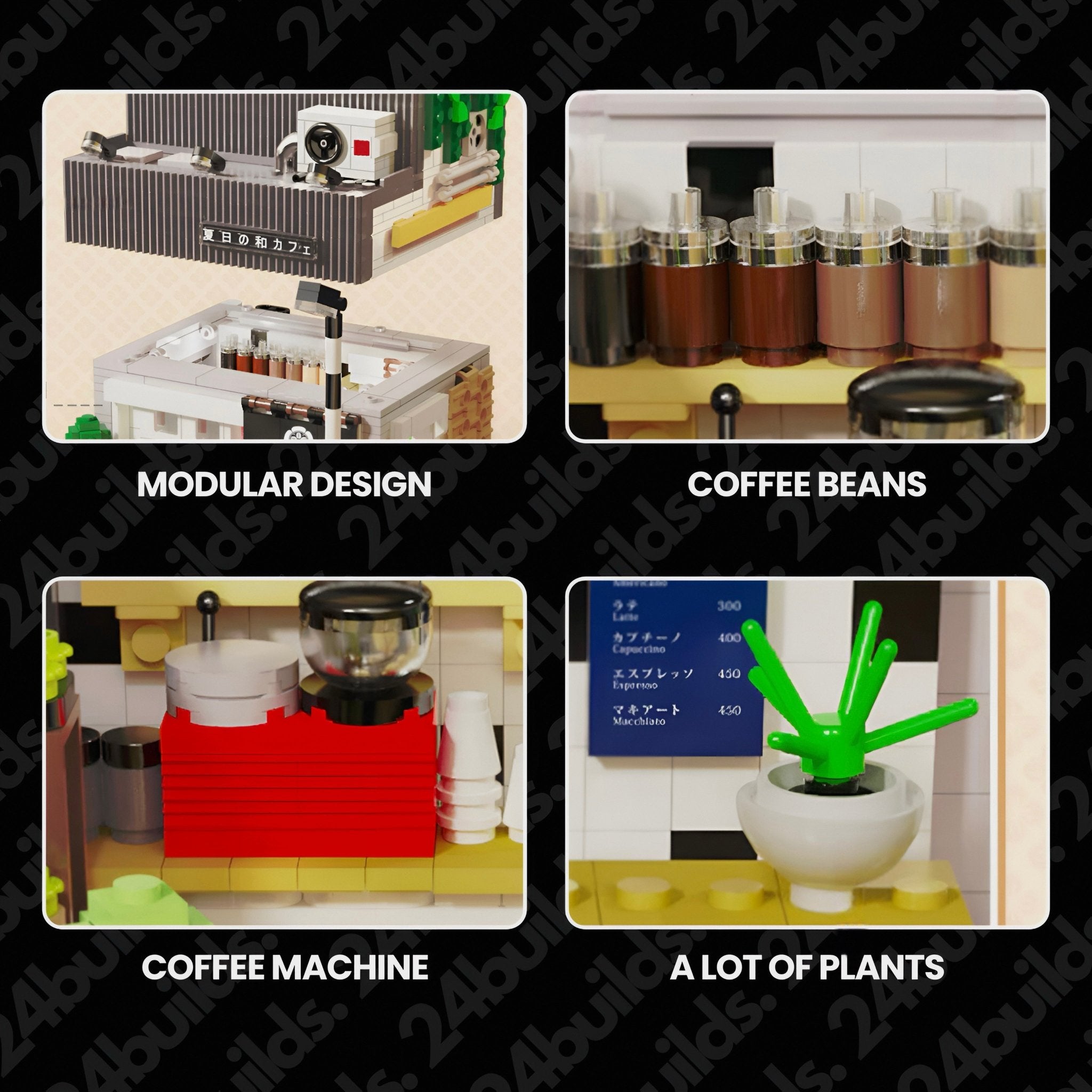 Japanese Summer Coffee House | 1118pcs - My Store
