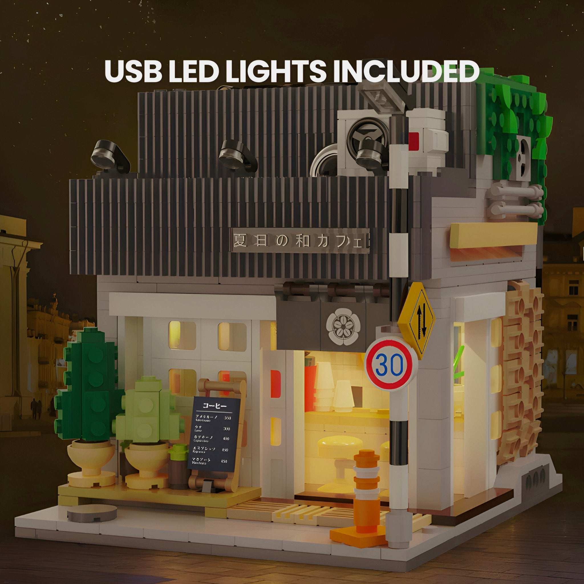 Japanese Summer Coffee House | 1118pcs - My Store