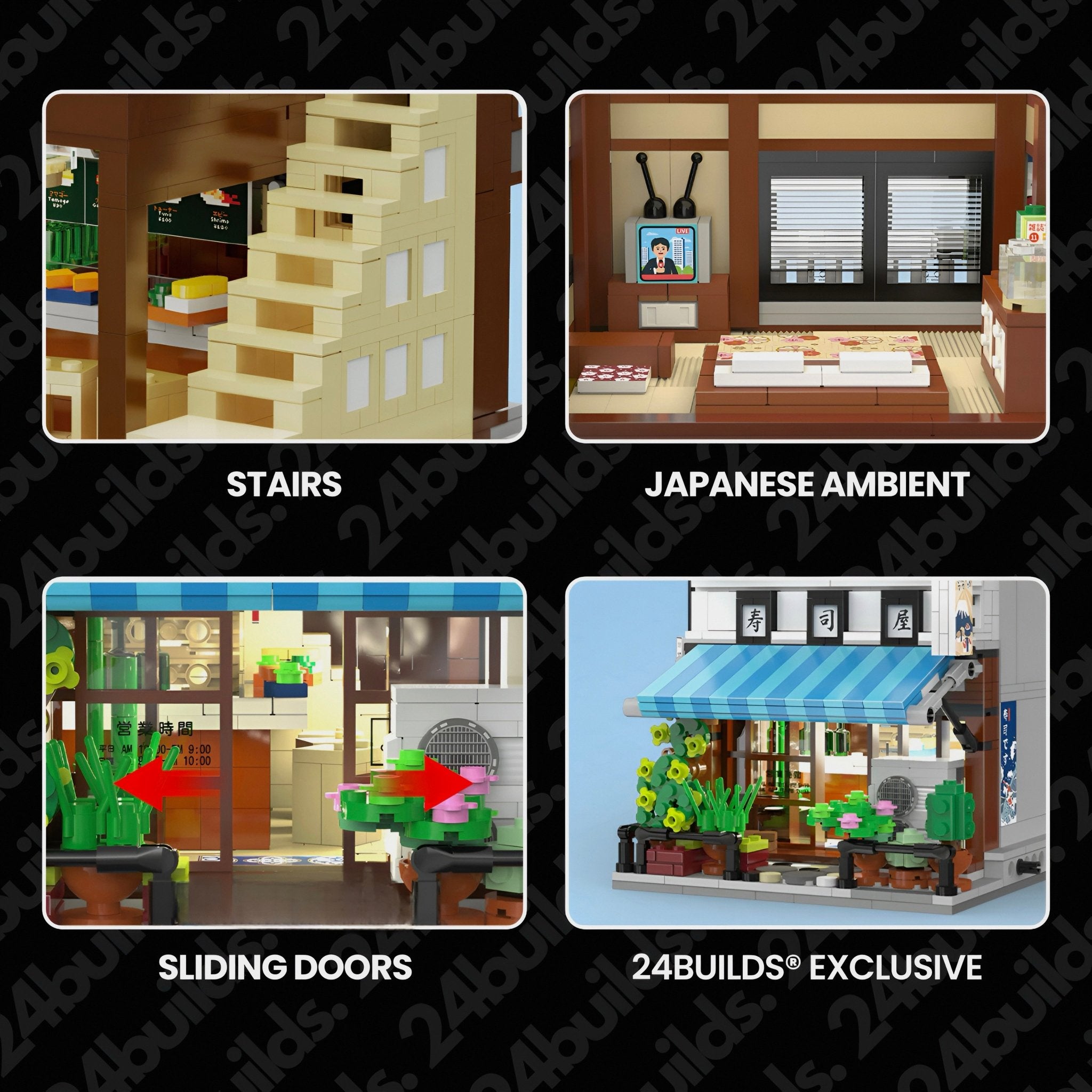 Japanese Sushi Shop | 1664pcs - My Store