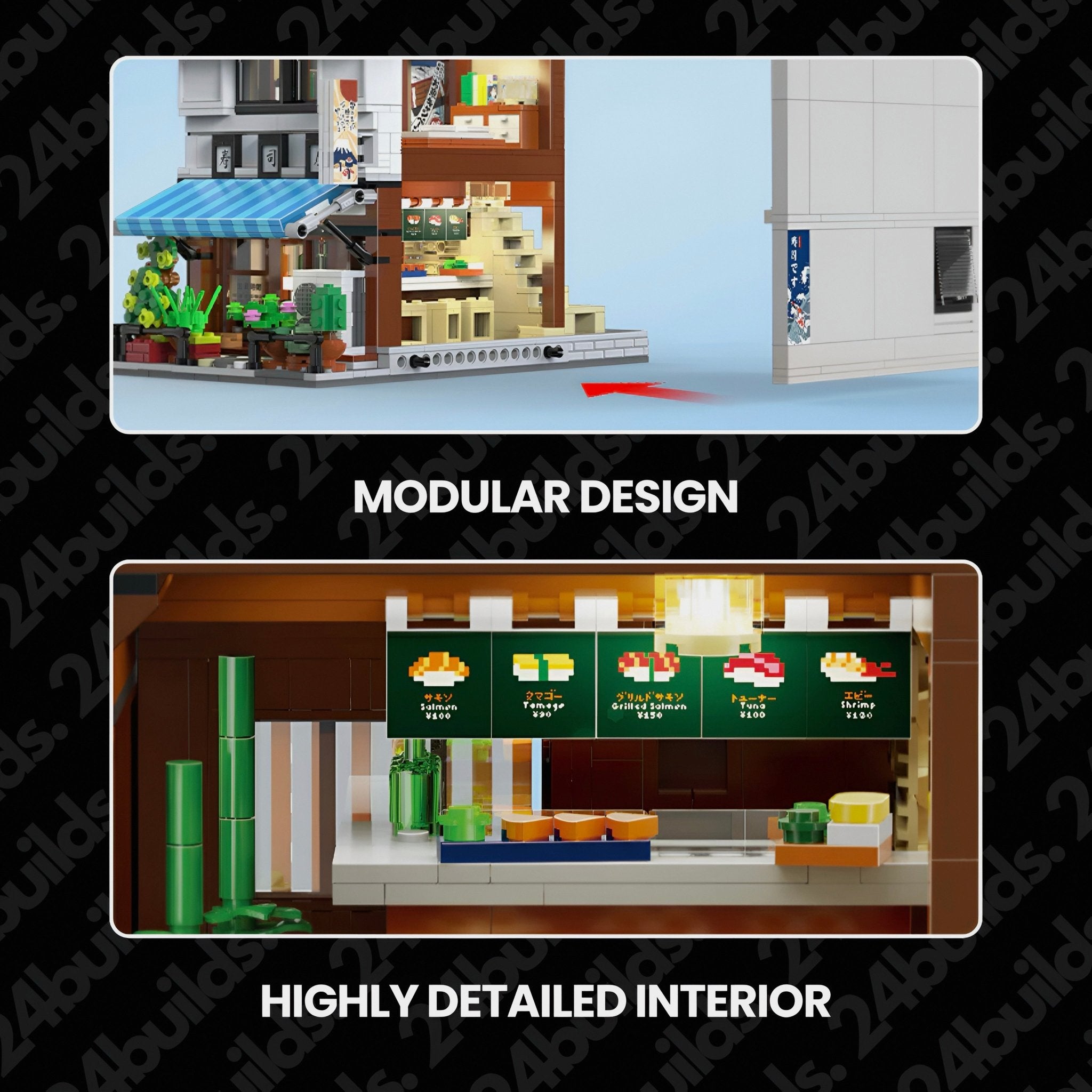 Japanese Sushi Shop | 1664pcs - My Store