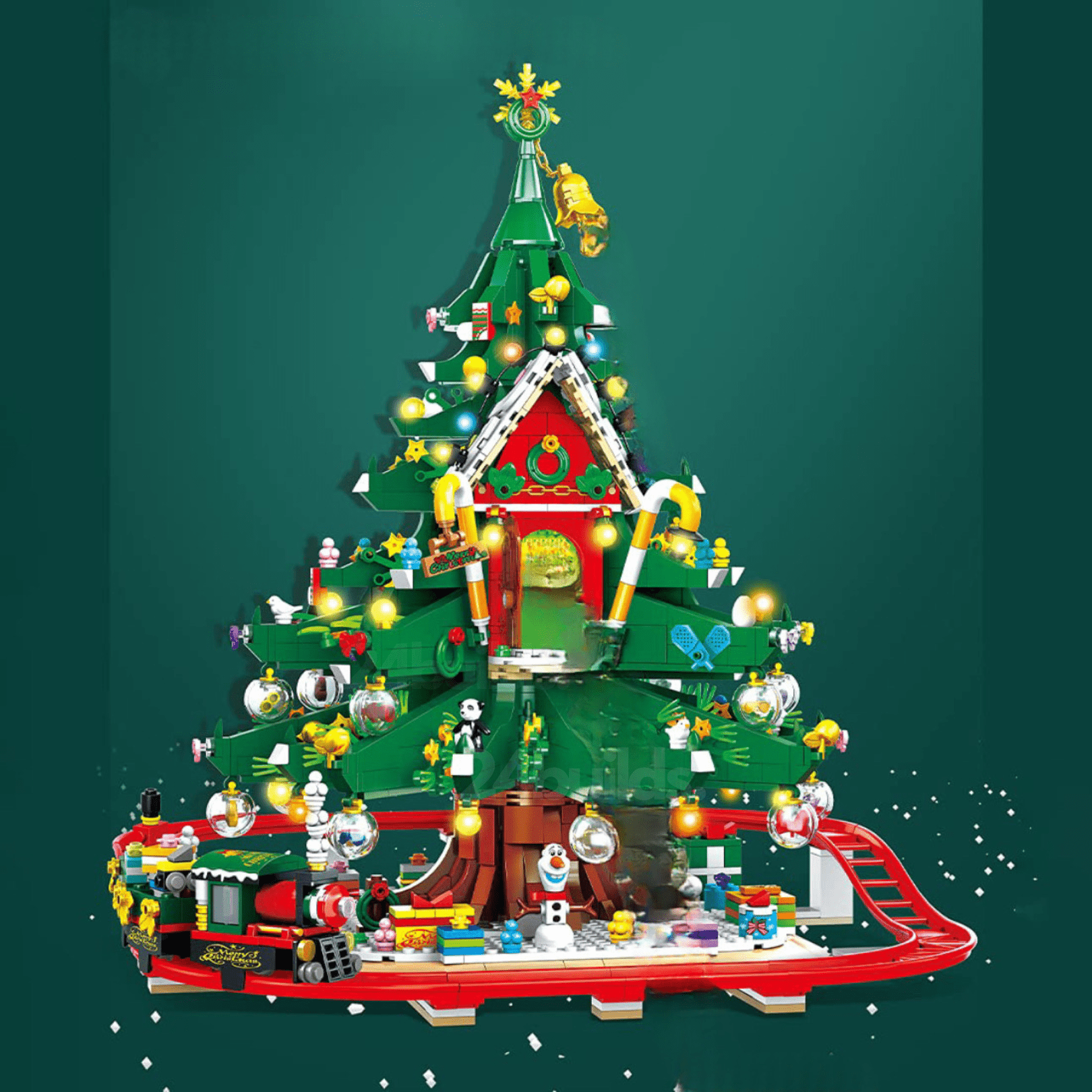 Limited Edition Christmas Tree Rollercoaster | 2102pcs - My Store