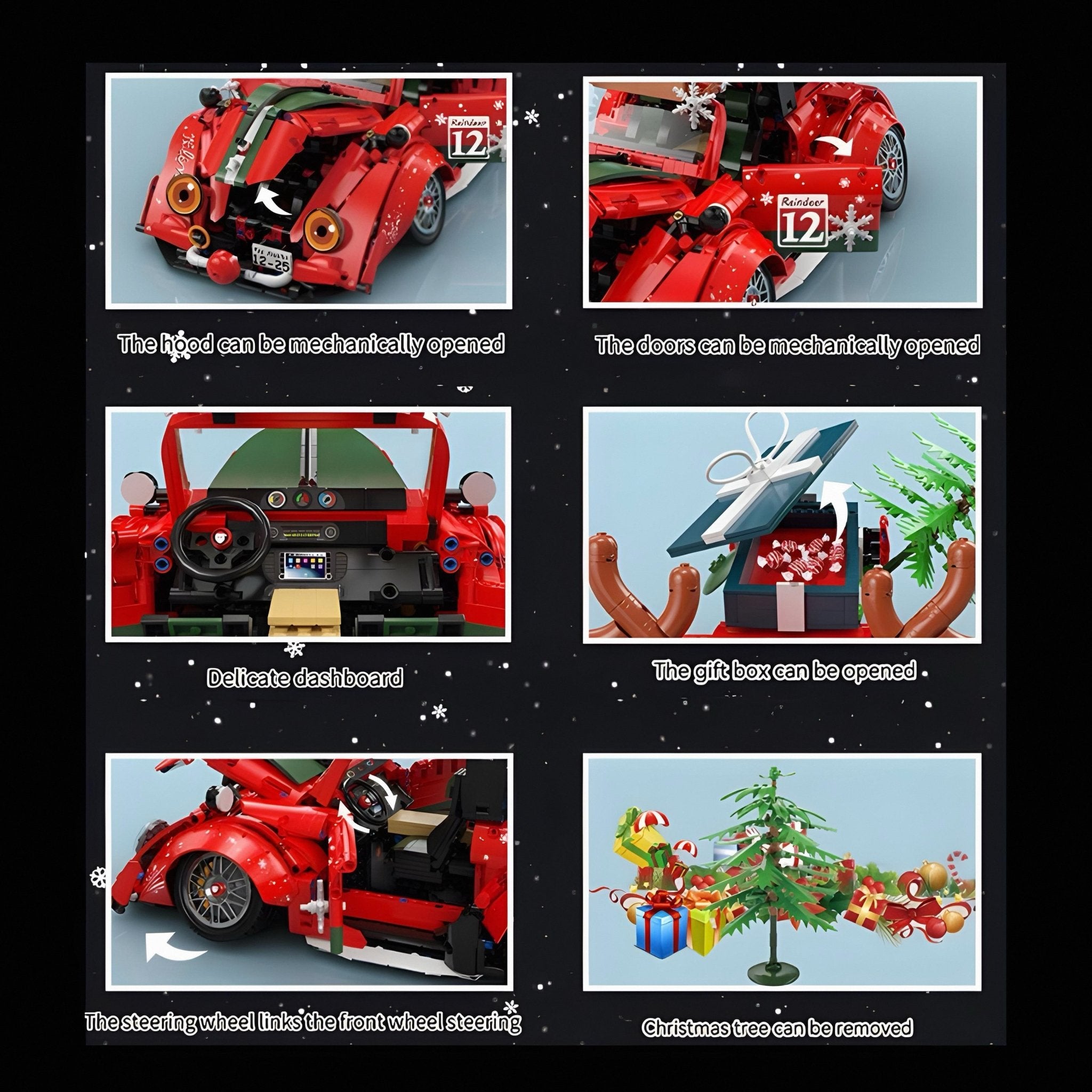Limited Edition Santa's Custom Beetle | 2870pcs - My Store