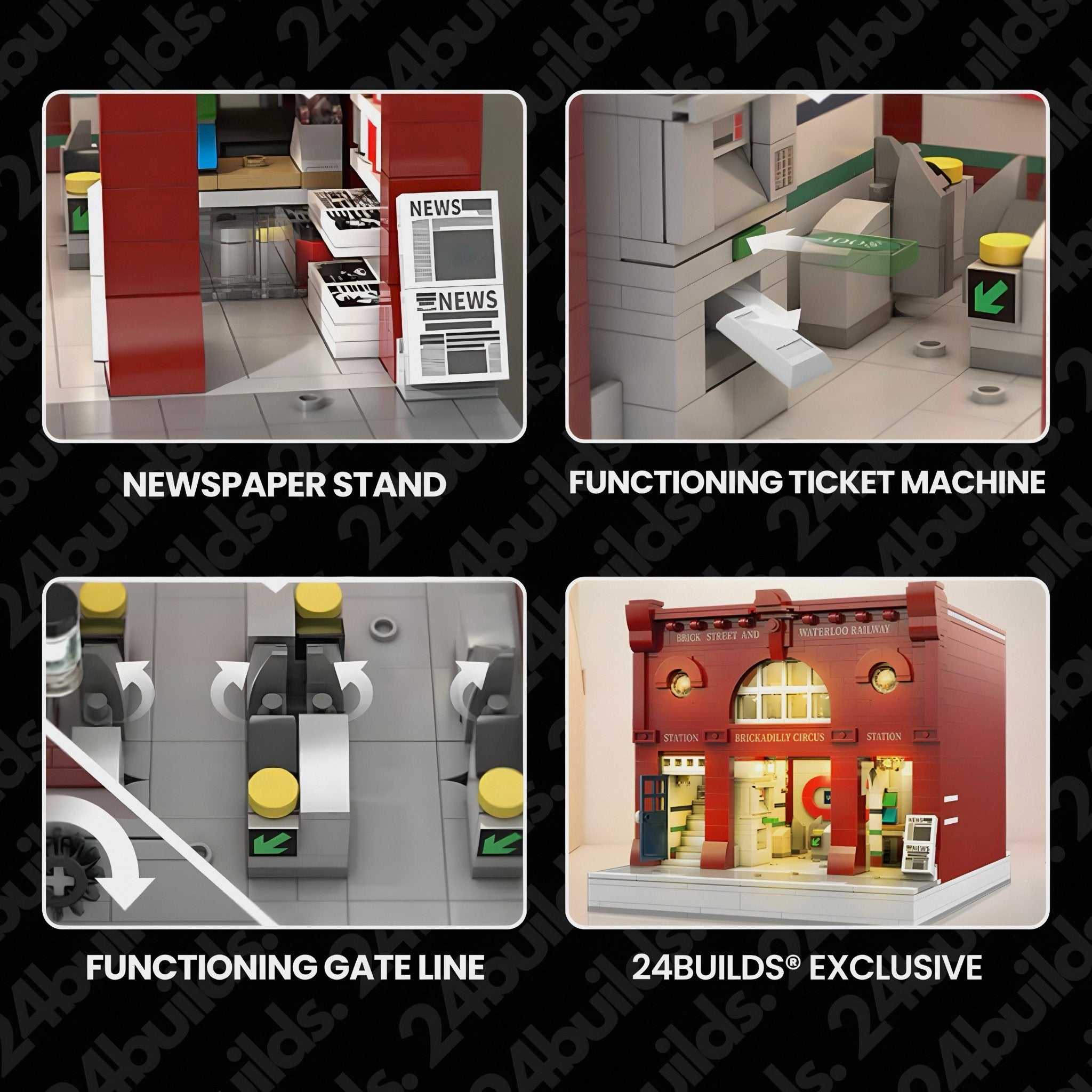 London Underground Station | 1834pcs - My Store