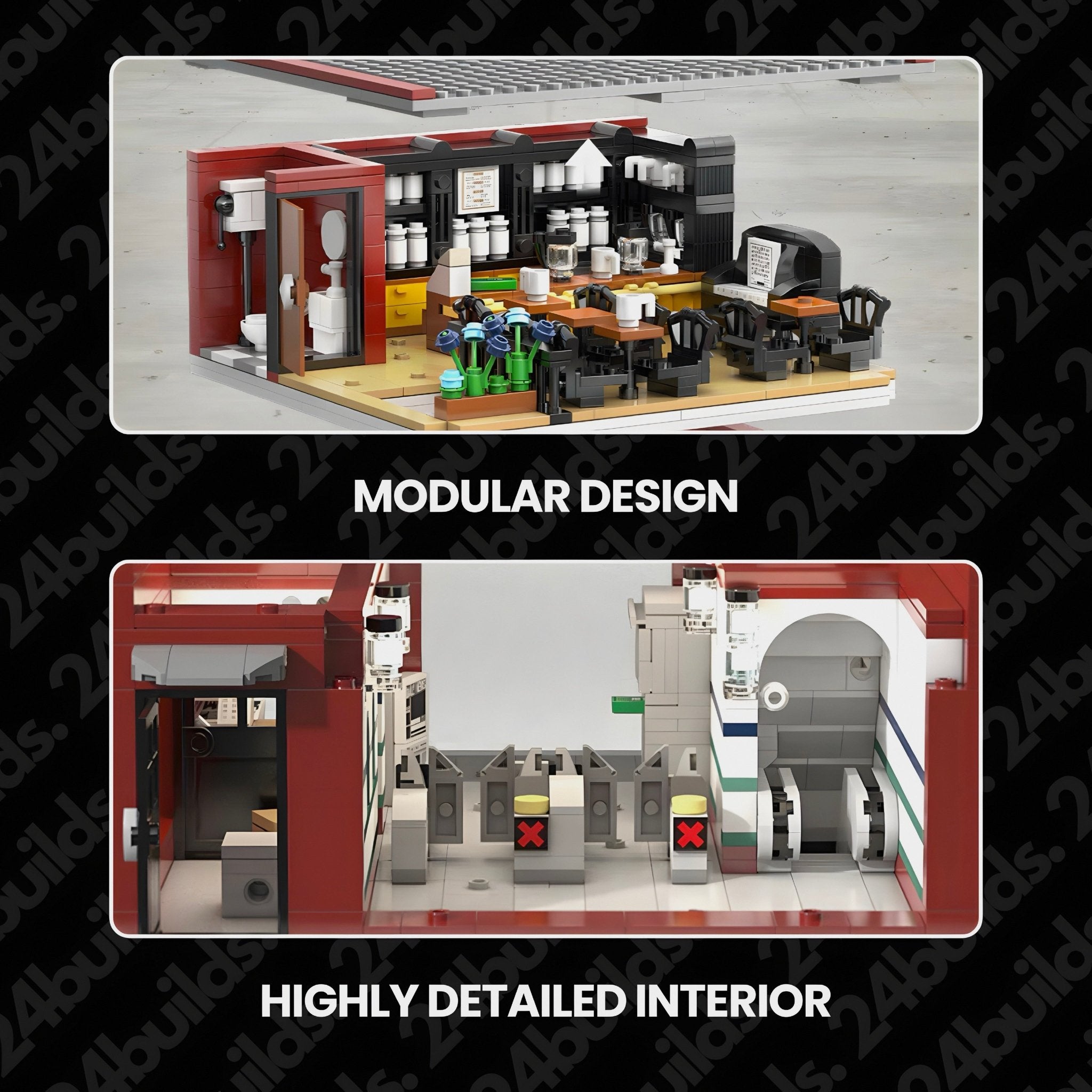 London Underground Station | 1834pcs - My Store