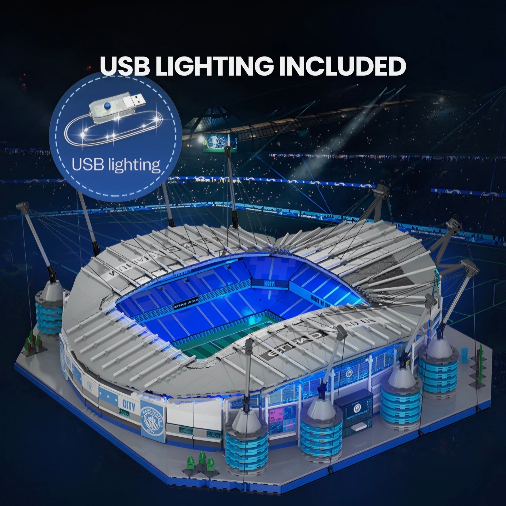 Manchester City Football Club Etihad Stadium | 4472pcs - My Store