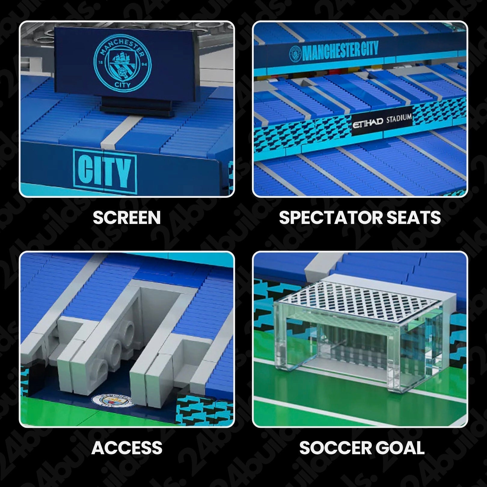 Manchester City Football Club Etihad Stadium | 4472pcs - My Store