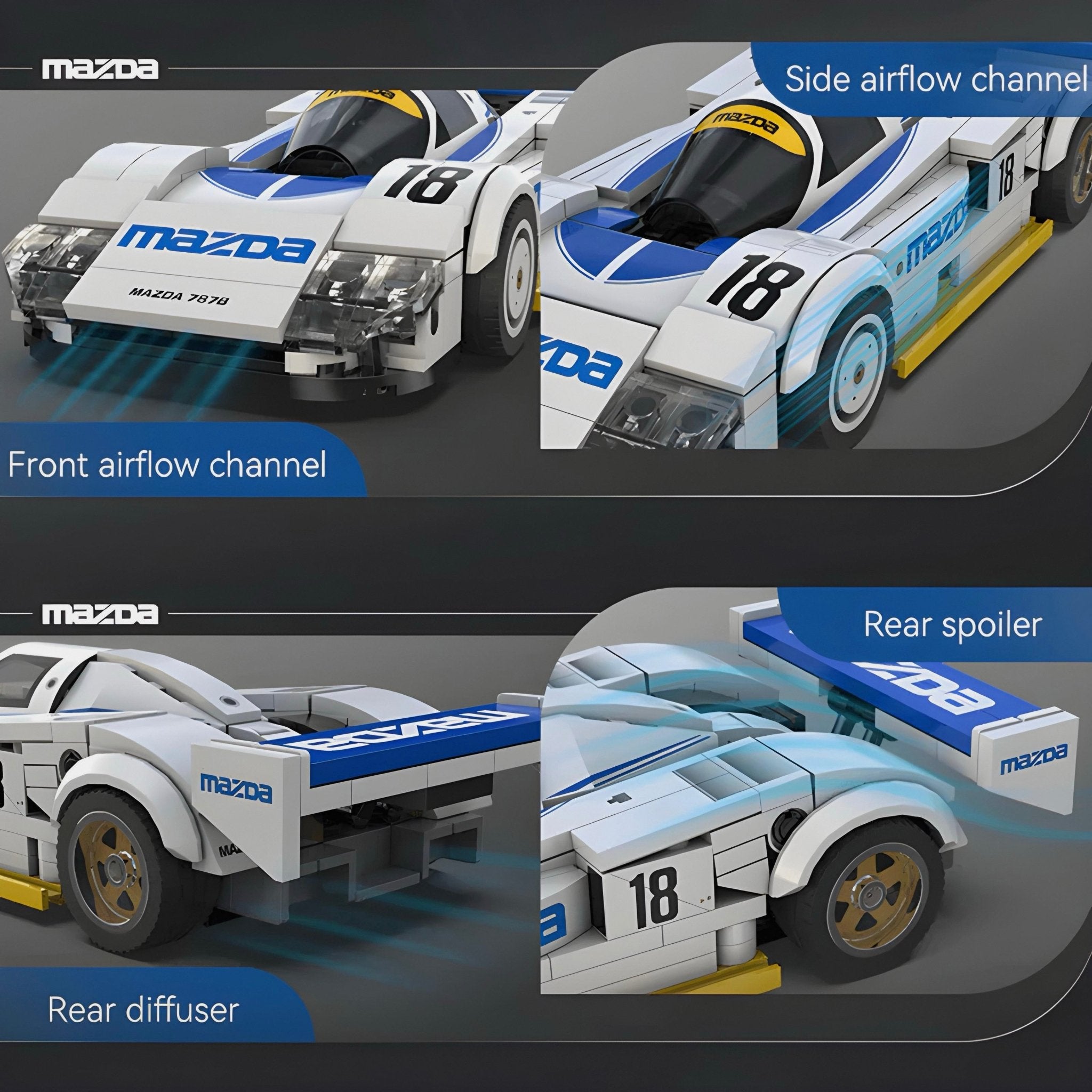Mazda 787B | 247pcs - My Store