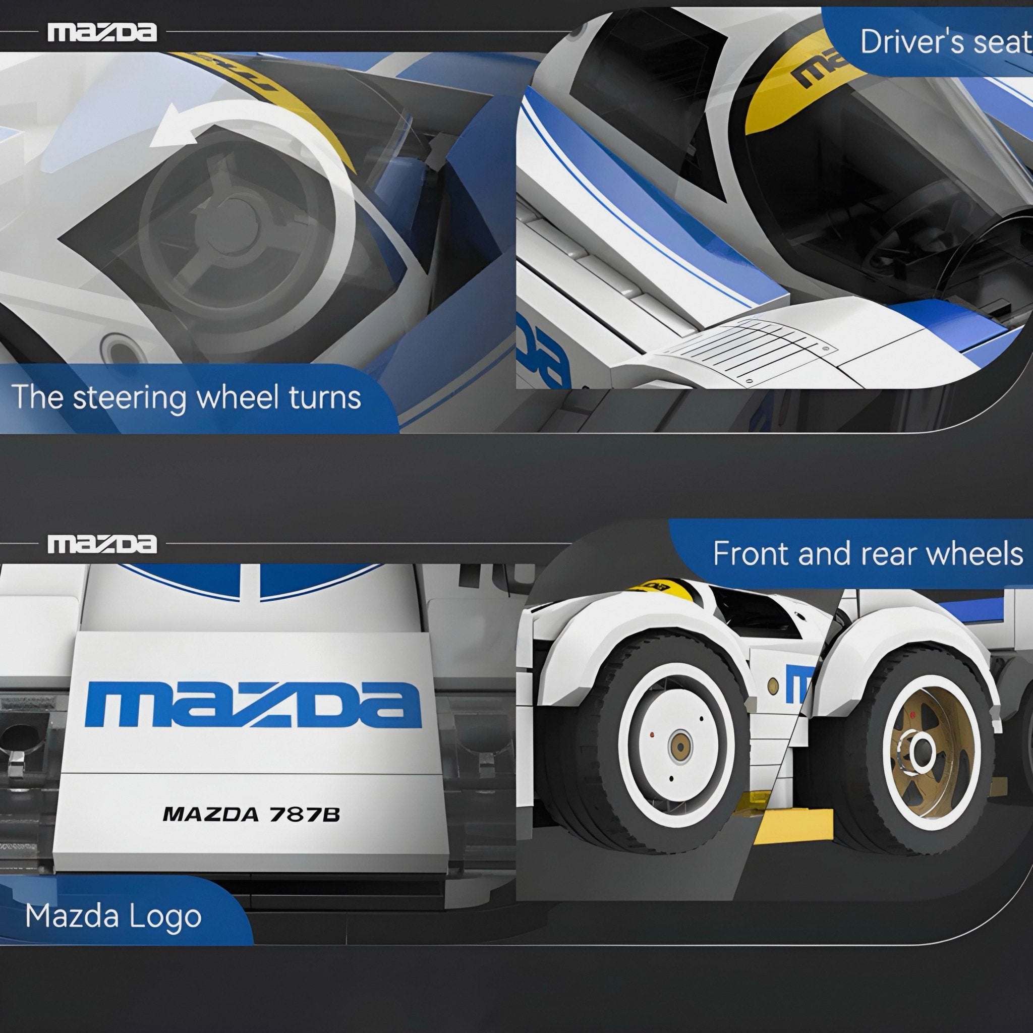 Mazda 787B | 247pcs - My Store