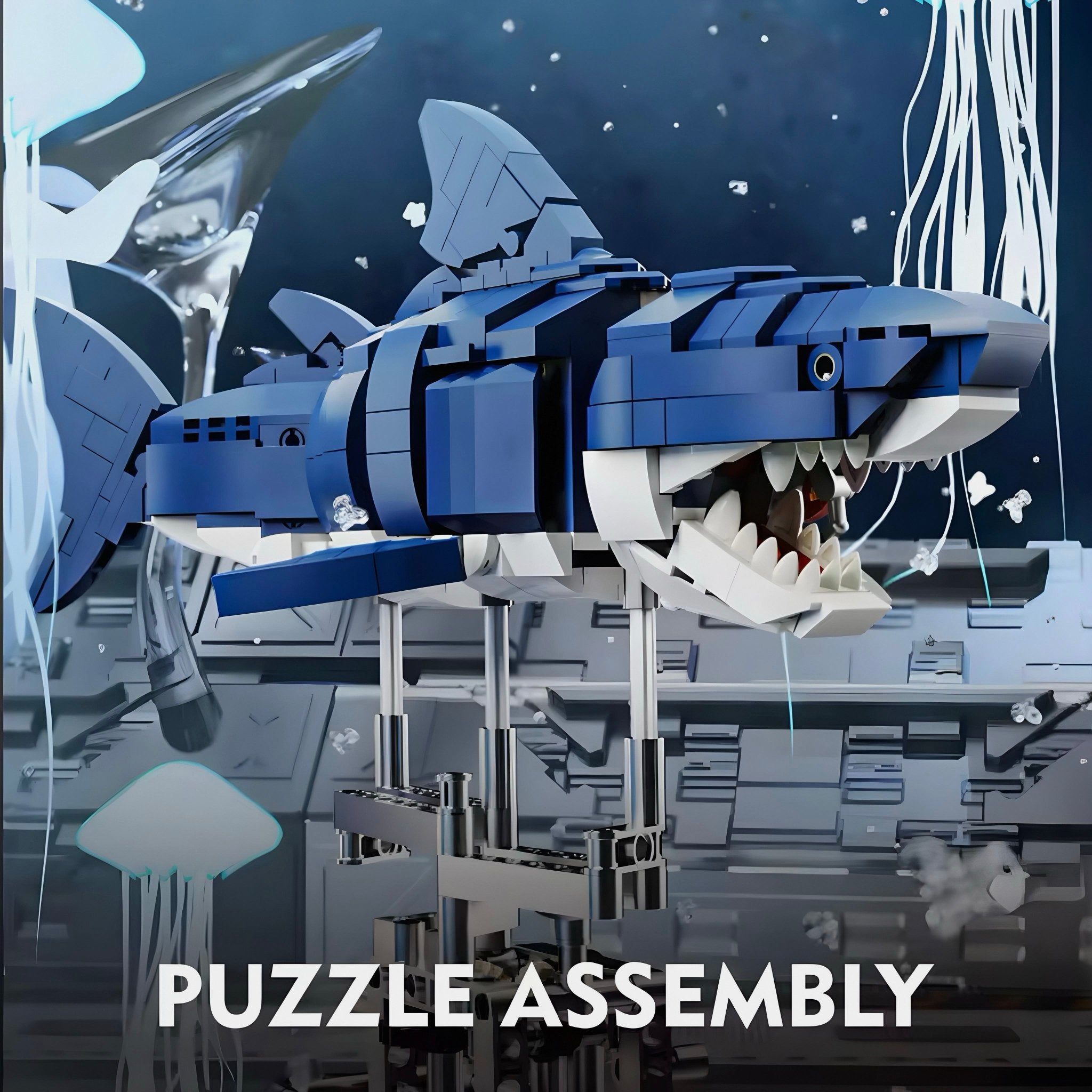 Mechanical Shark | 692pcs - My Store
