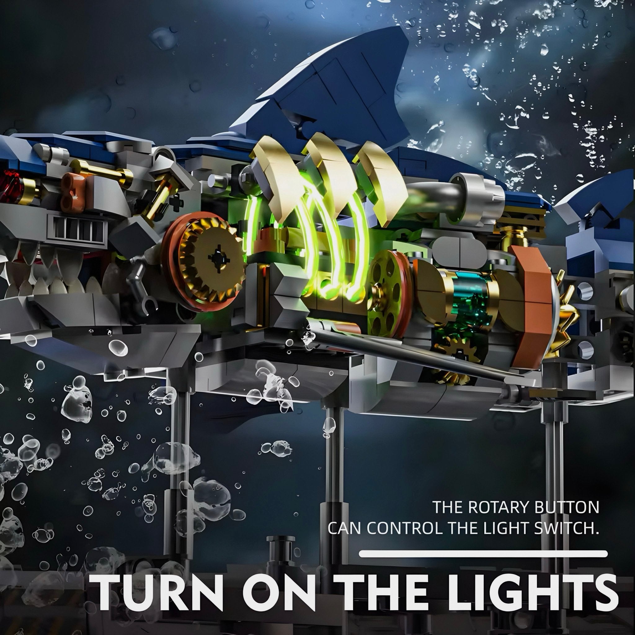 Mechanical Shark | 692pcs - My Store