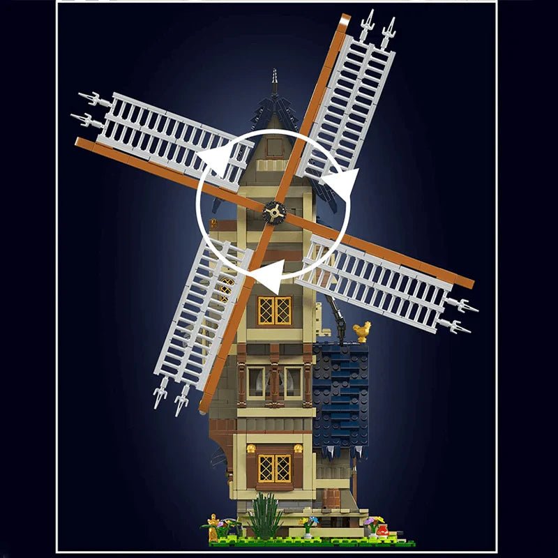 Middle Ages Windmill | 1583pcs - My Store