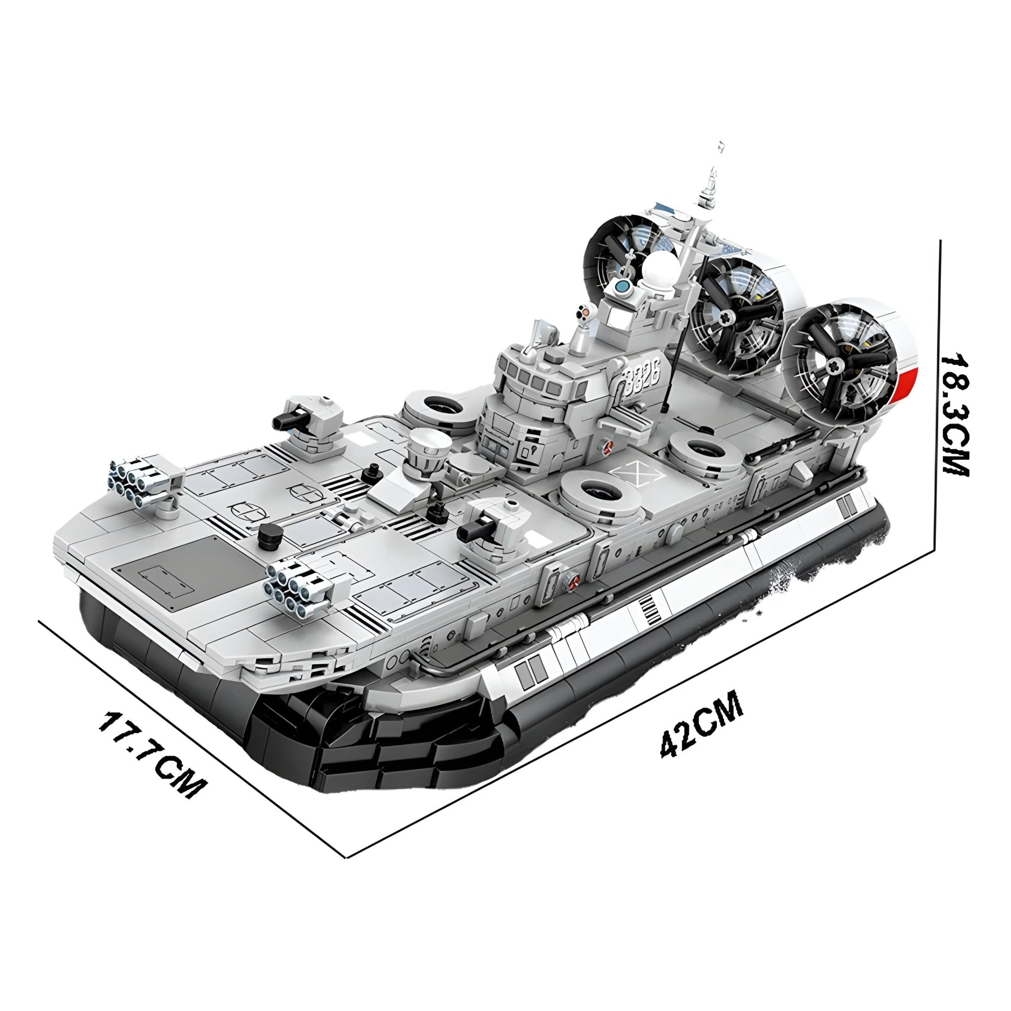 Military Hovercraft | 1442pcs - My Store