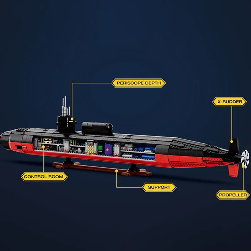 Military Los Angeles - Class SSN Submarine | 2987pcs - My Store