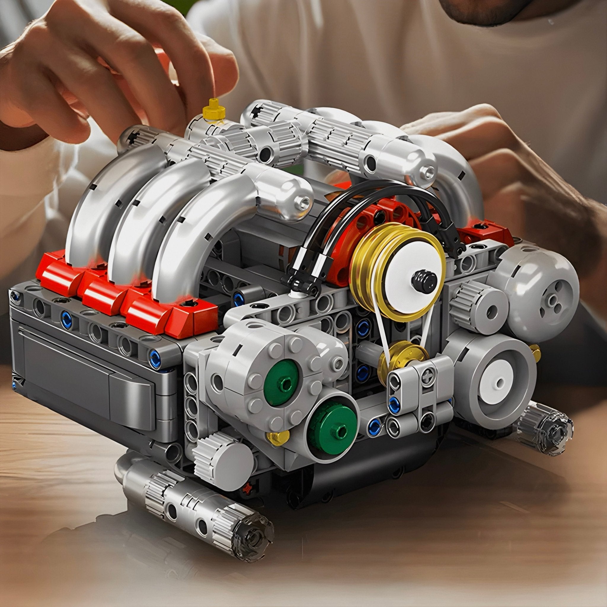 Motorised 6 - Cylinder Engine | 608pcs - My Store