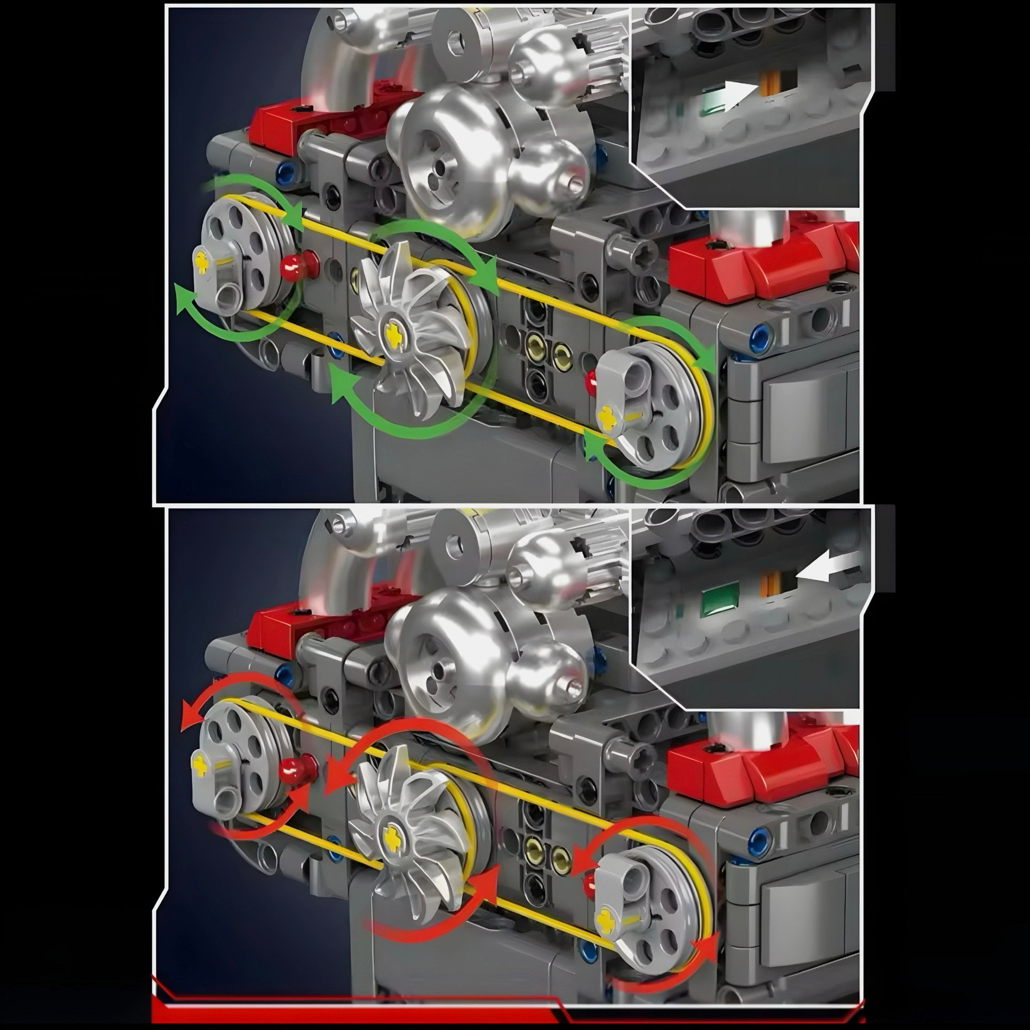 Motorised 6 - Cylinder Engine | 608pcs - My Store