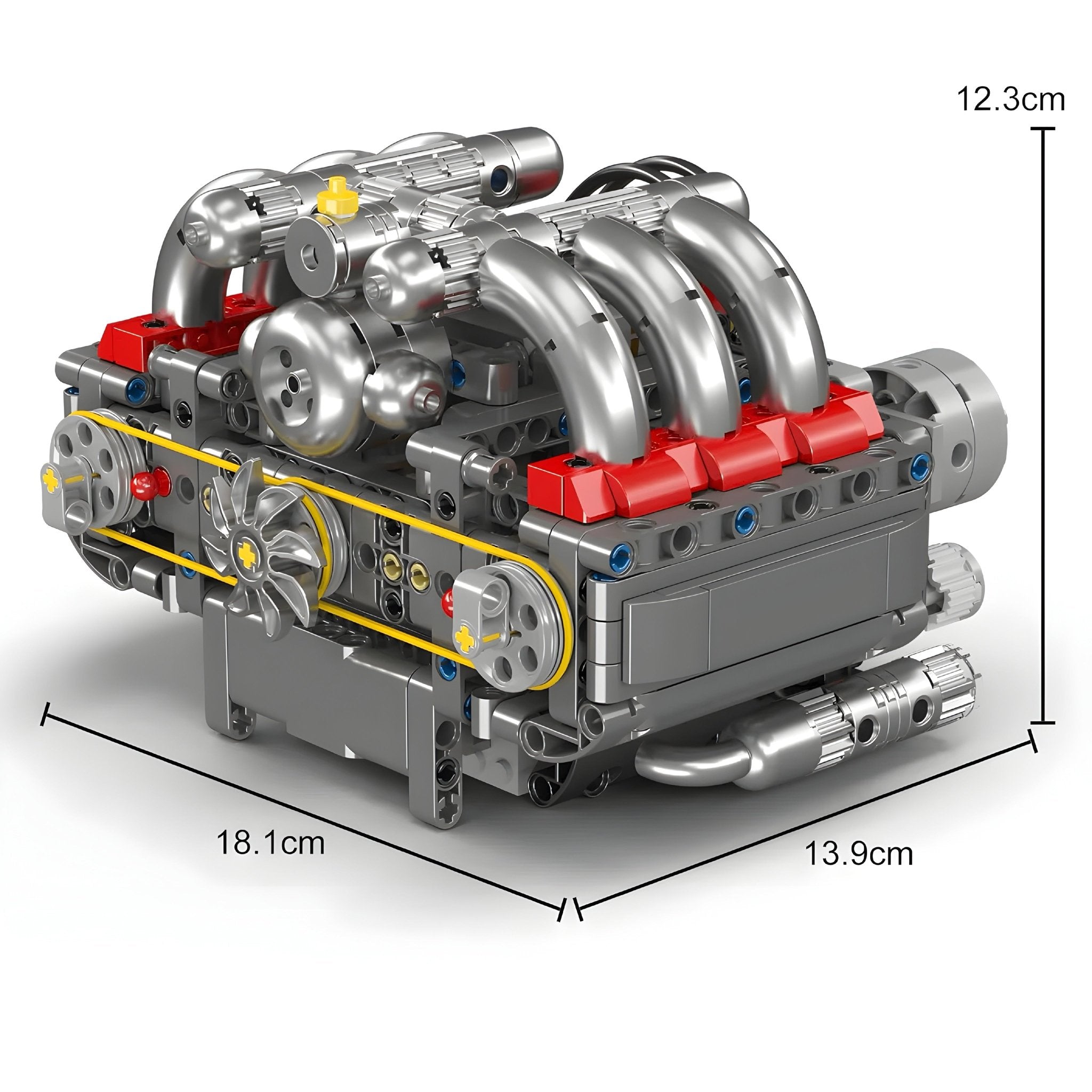 Motorised 6 - Cylinder Engine | 608pcs - My Store