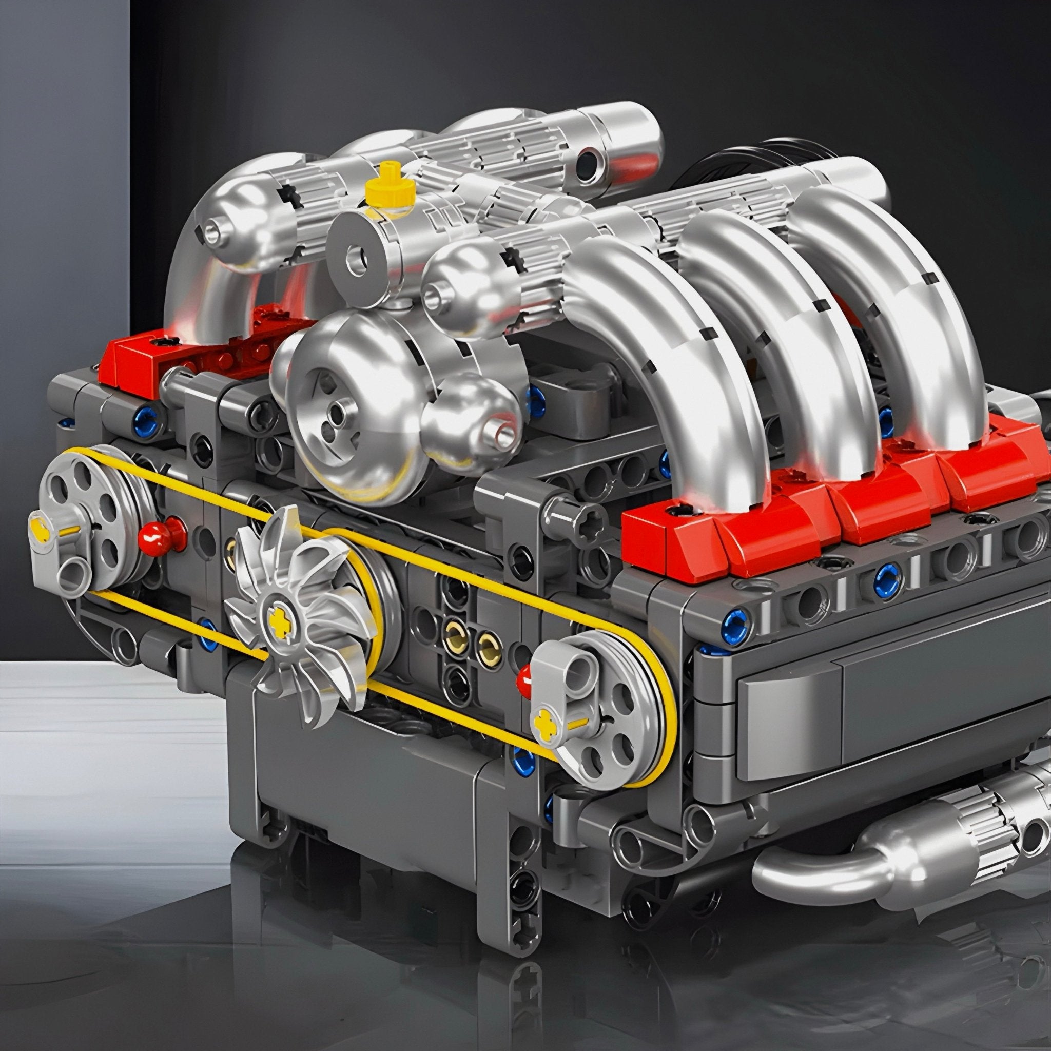 Motorised 6 - Cylinder Engine | 608pcs - My Store