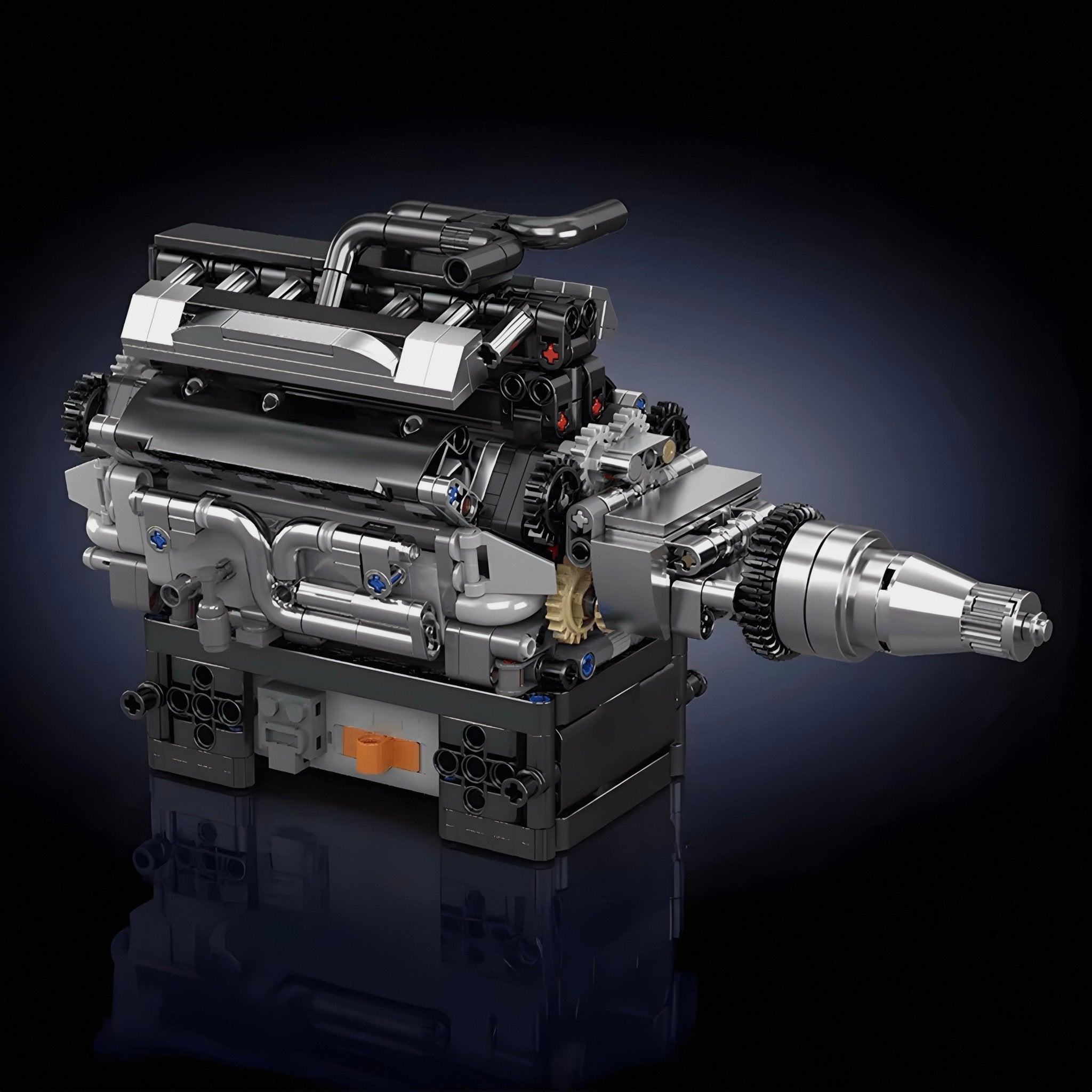 Motorised British Luxury V12 Engine | 734pcs - My Store