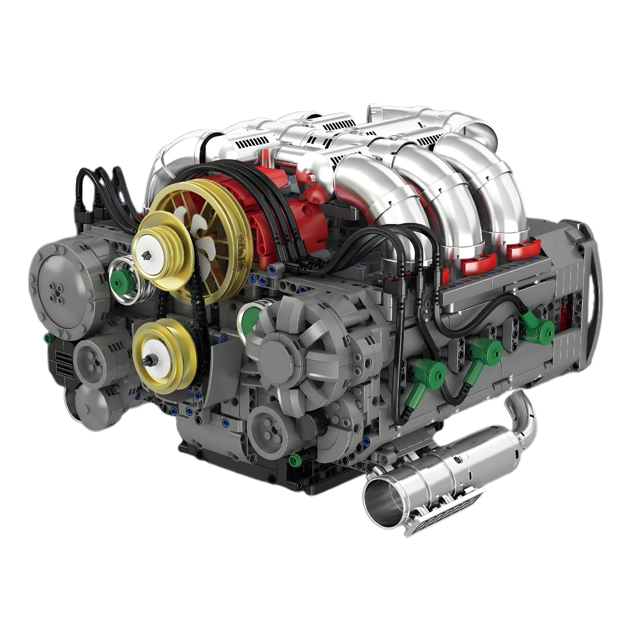 Motorised Flat 6 Engine | 2376pcs - My Store