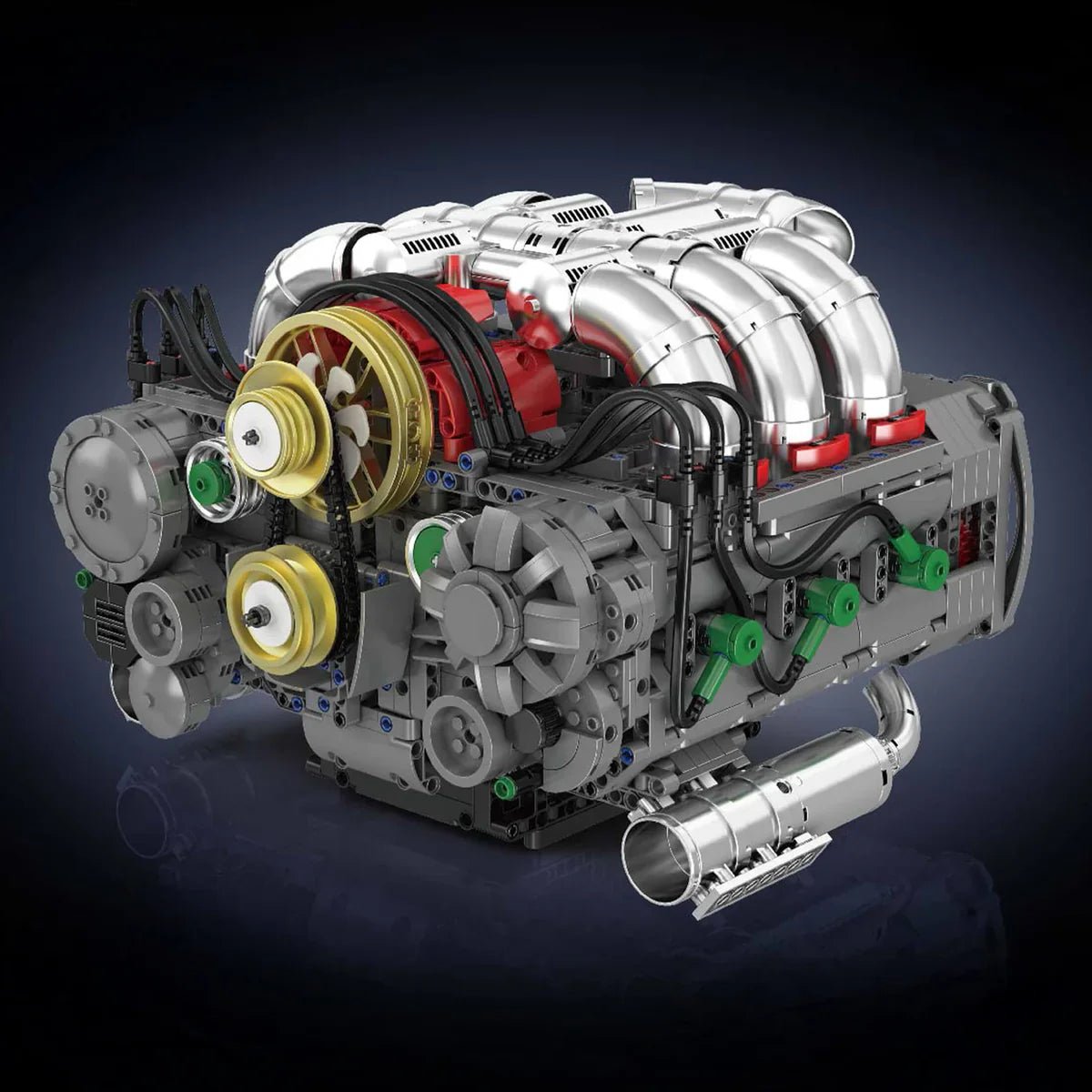 Motorised Flat 6 Engine | 2376pcs - My Store
