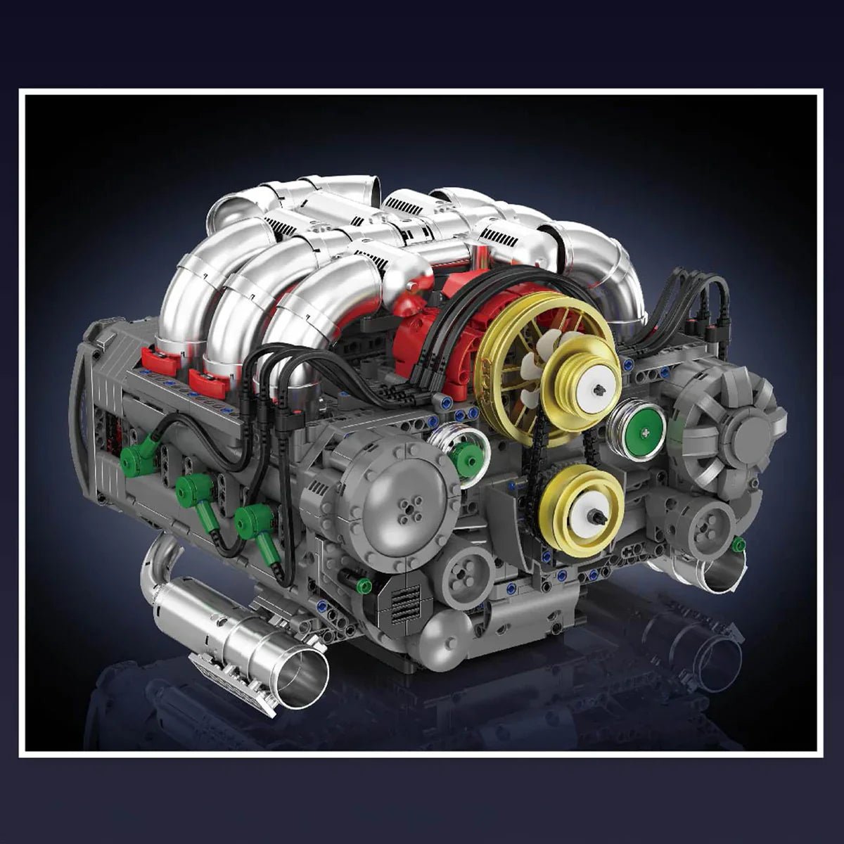 Motorised Flat 6 Engine | 2376pcs - My Store