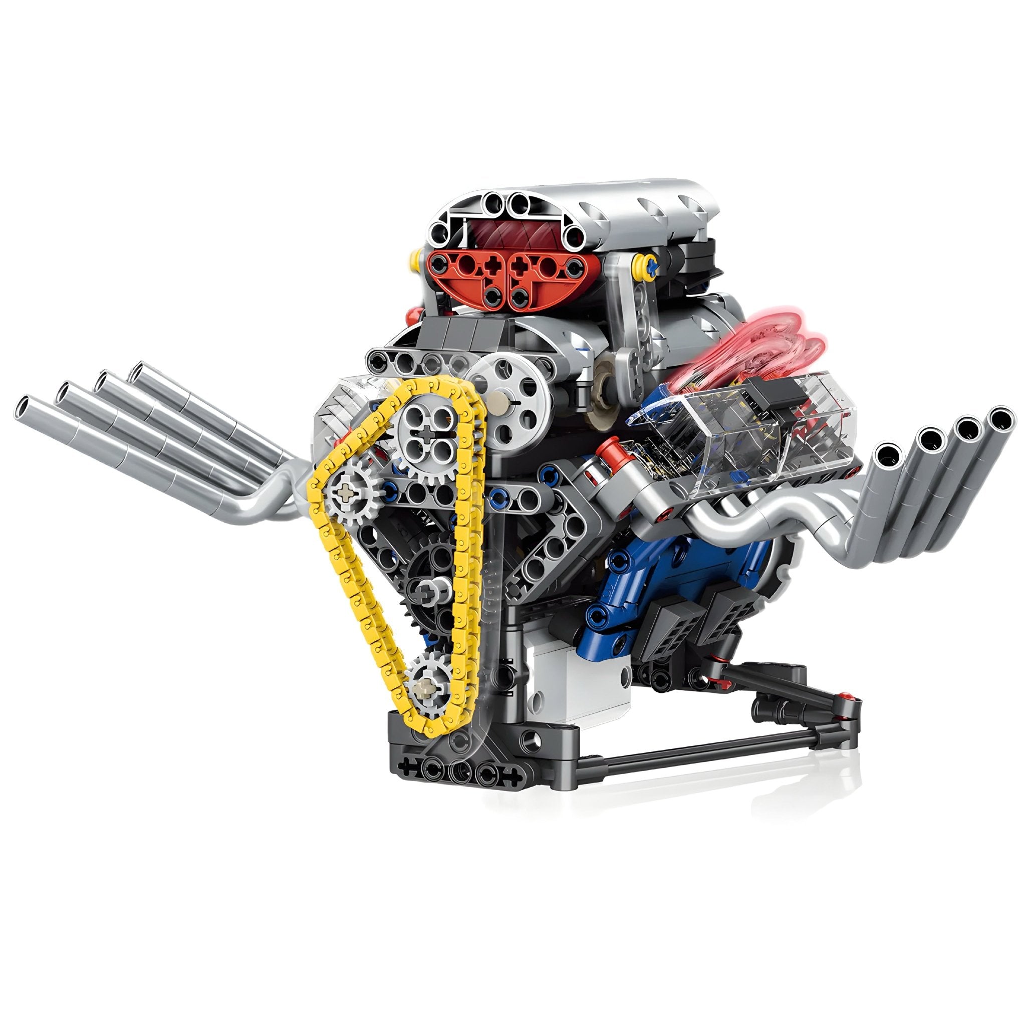 Motorised Hot Rod V8 Engine | 662pcs - My Store