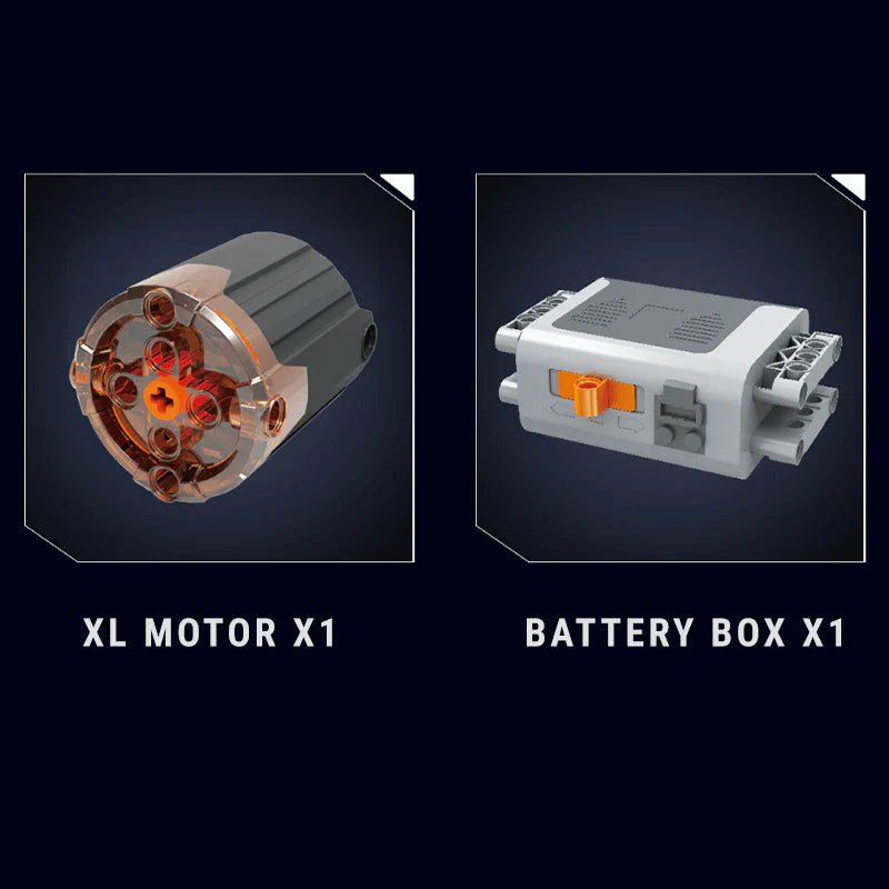 Motorised Italian V8 Engine | 2717pcs - My Store
