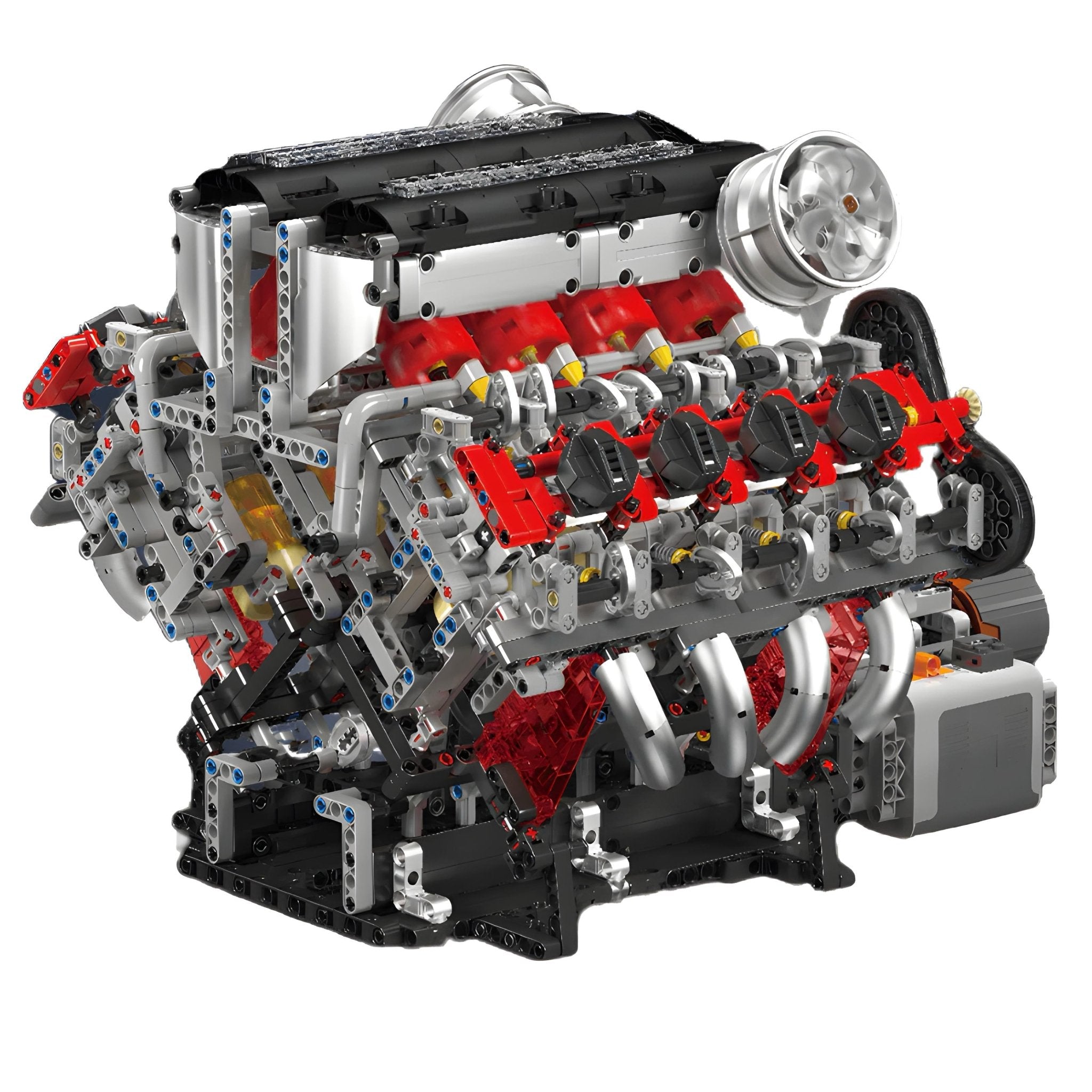 Motorised Italian V8 Engine | 2717pcs - My Store