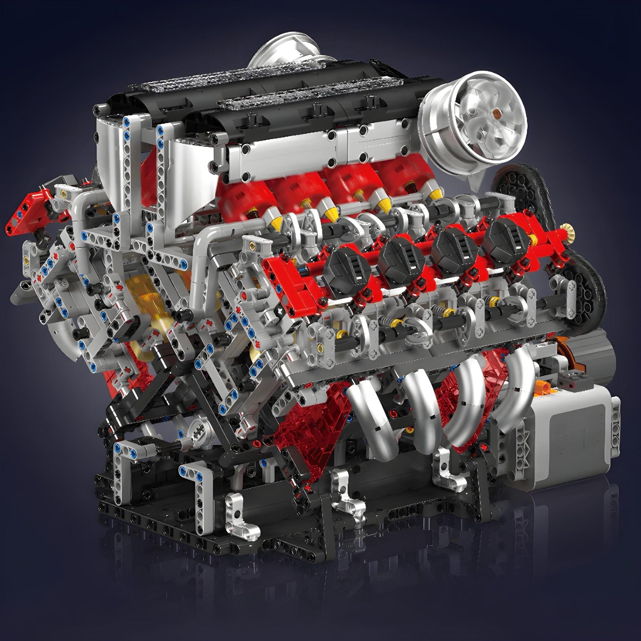 Motorised Italian V8 Engine | 2717pcs - My Store