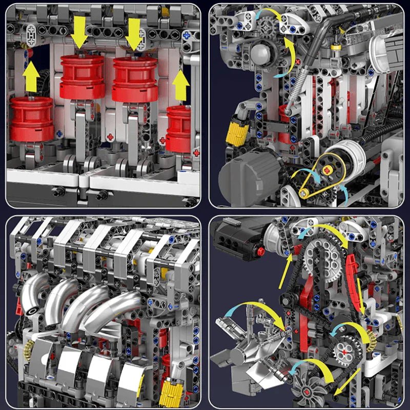 Motorised L4 Gasoline Engine | 1786pcs - My Store