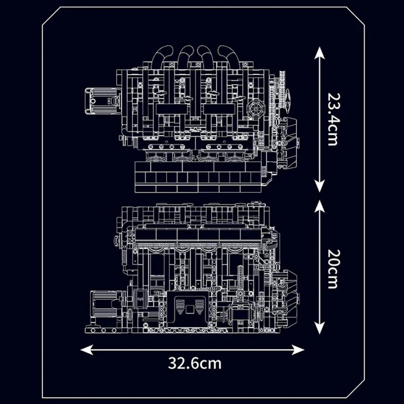 Motorised L4 Gasoline Engine | 1786pcs - My Store