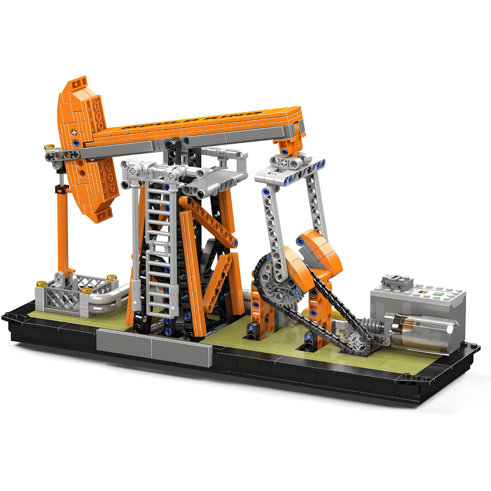 Motorised Mechanical Oil Rig | 840pcs - My Store