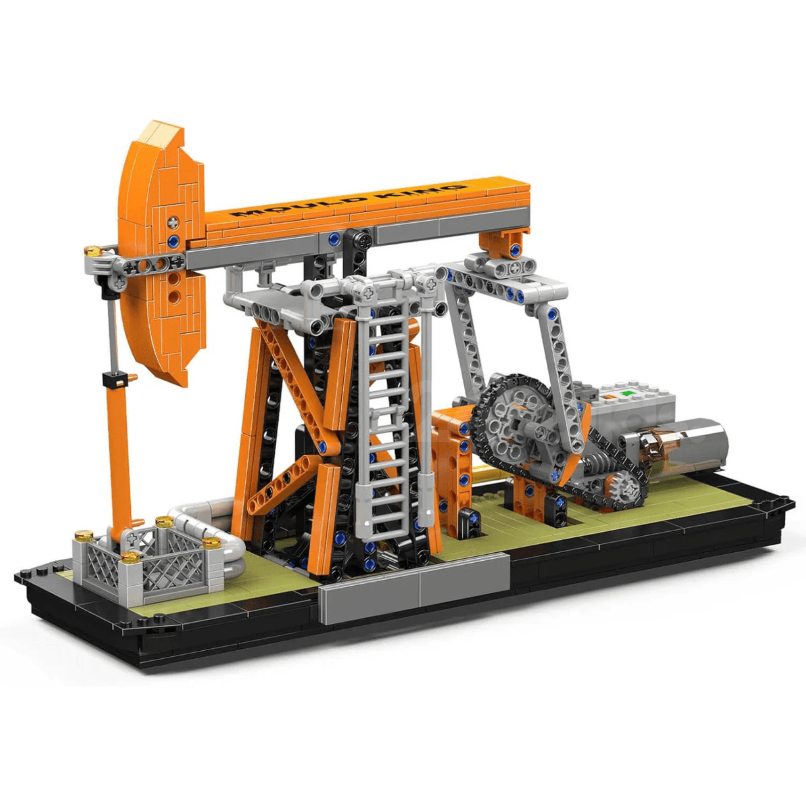 Motorised Mechanical Oil Rig | 840pcs - My Store