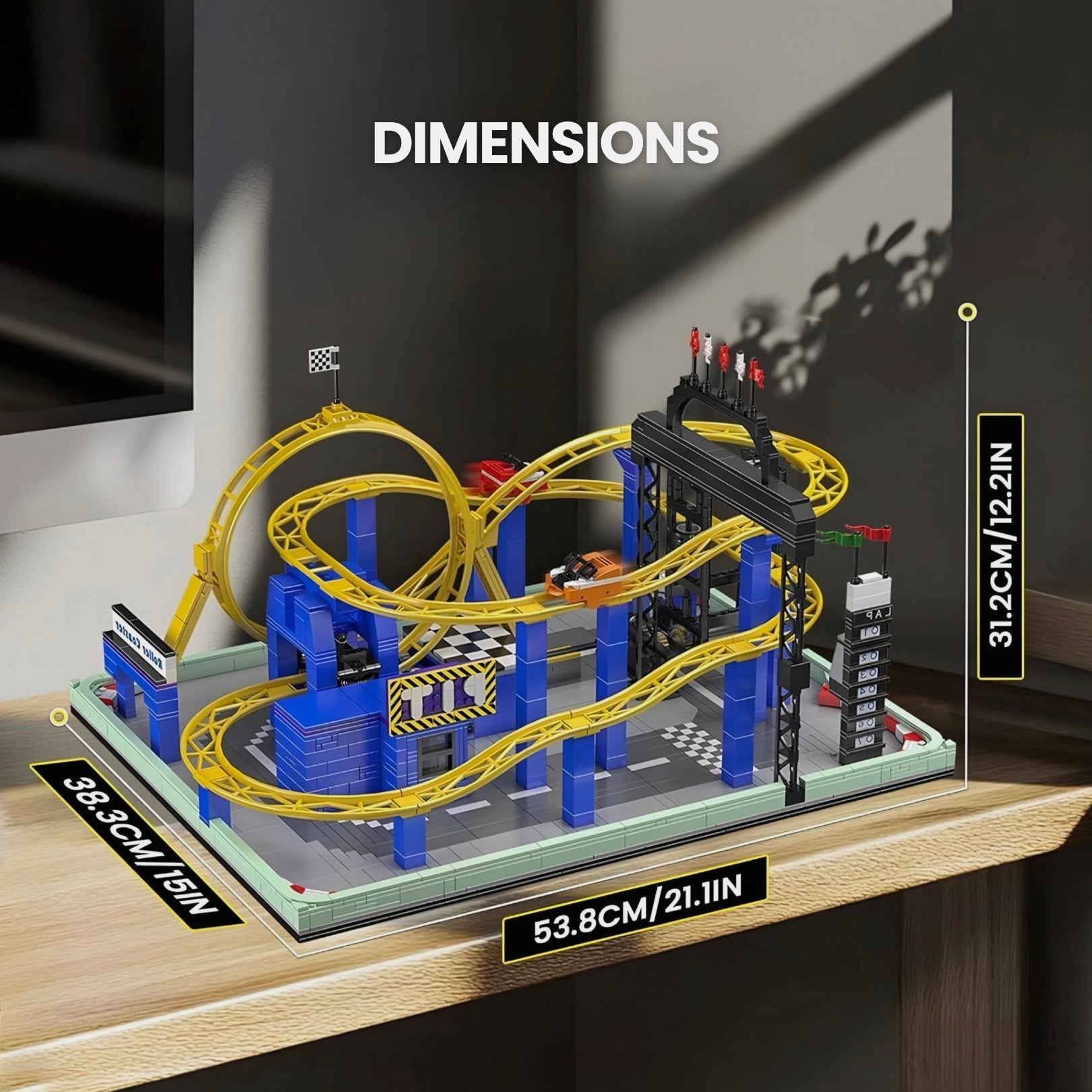 Motorised Roller Coaster | 1708pcs - My Store