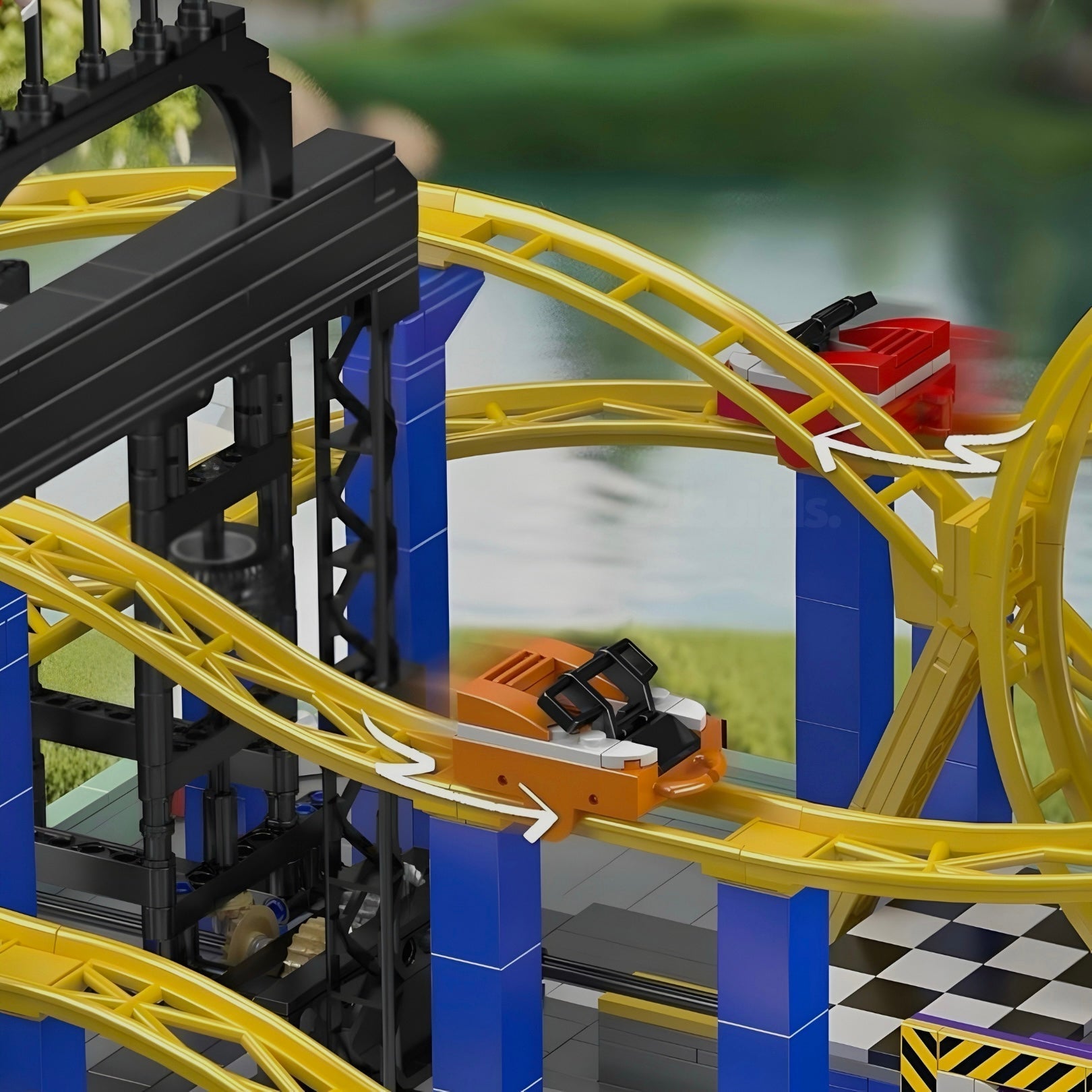 Motorised Roller Coaster | 1708pcs - My Store
