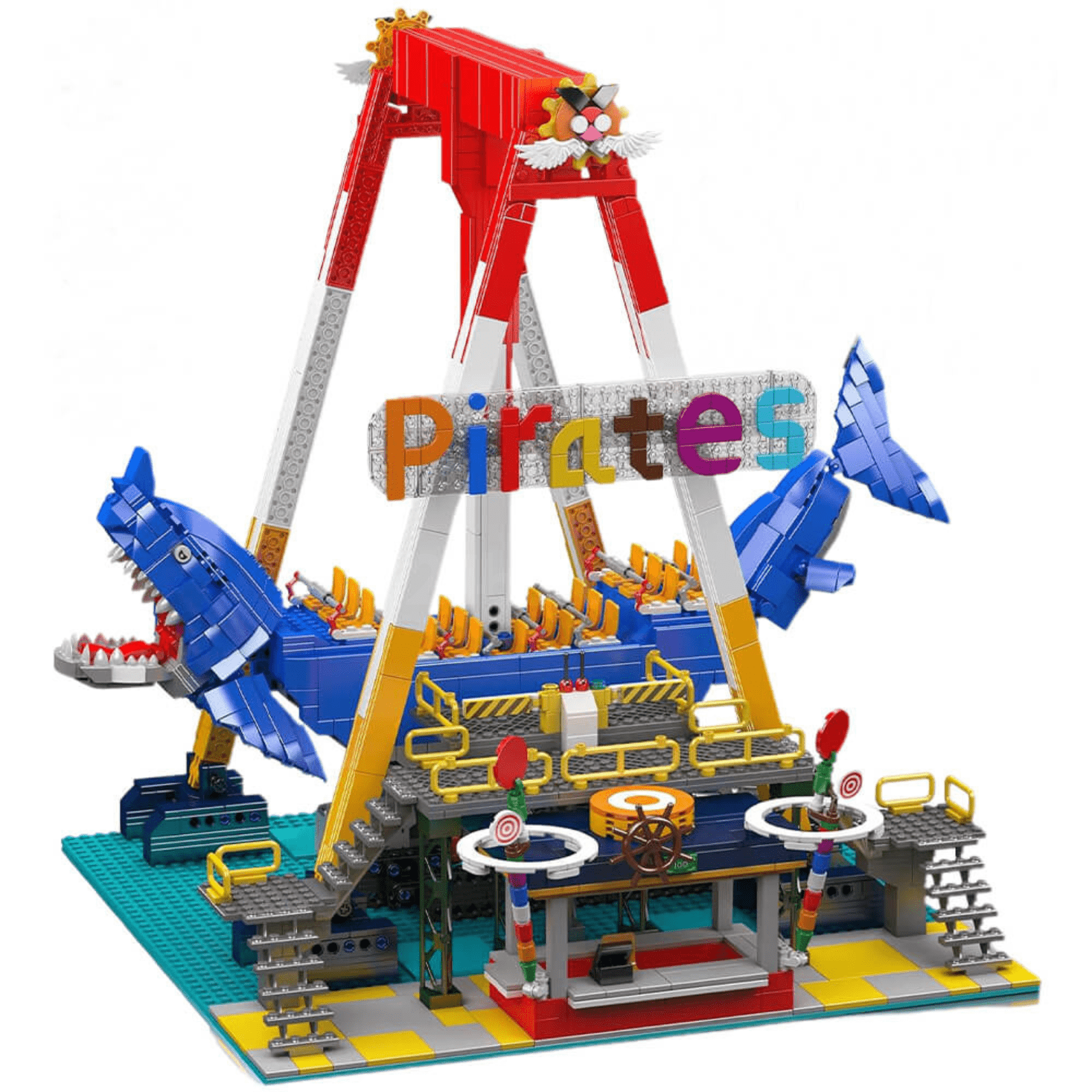 Motorised Shark Swing Ride | 1922pcs - My Store