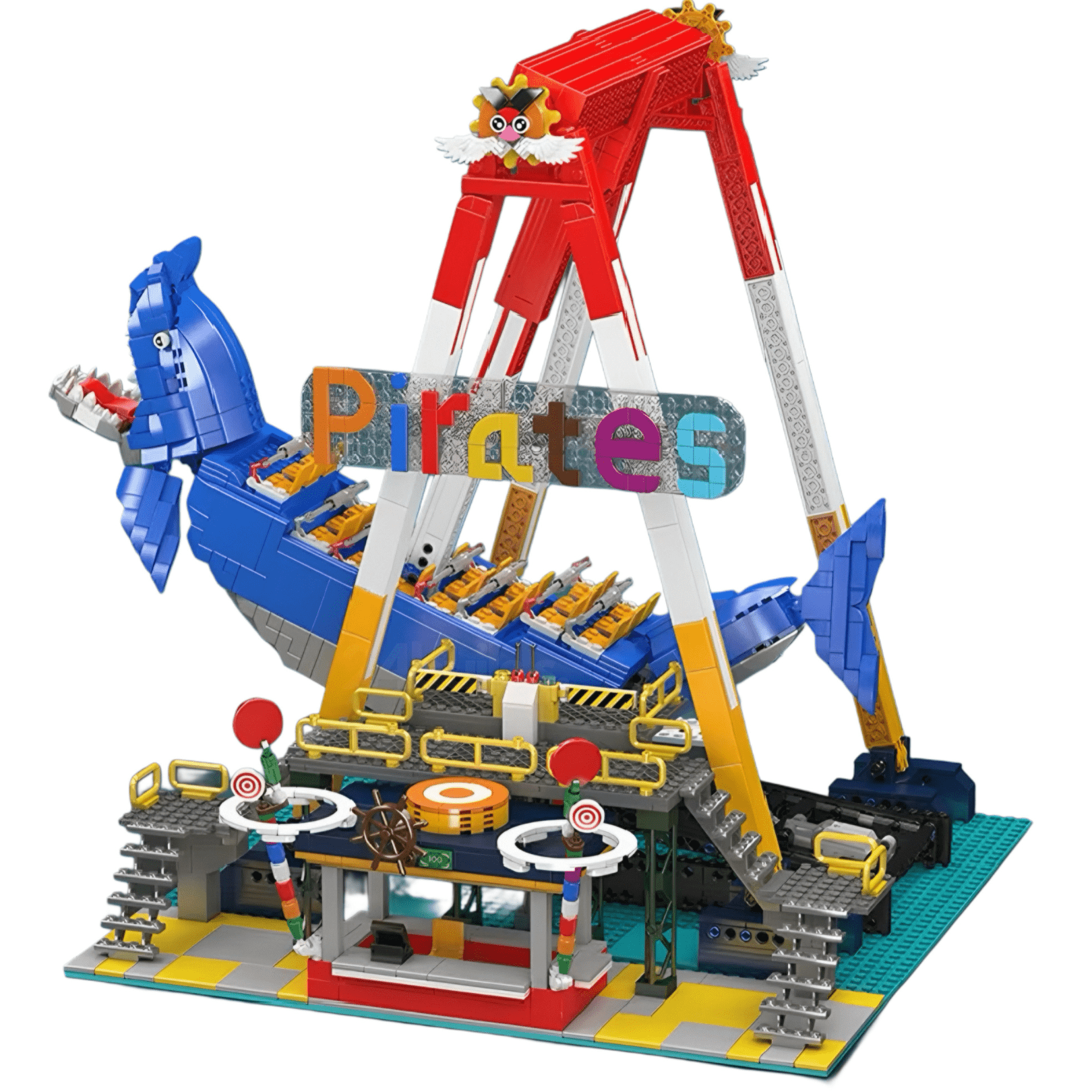 Motorised Shark Swing Ride | 1922pcs - My Store