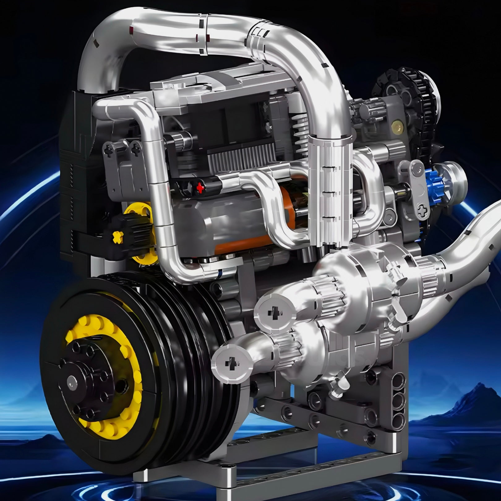Motorised Swedish Hypercar Engine | 738pcs - My Store
