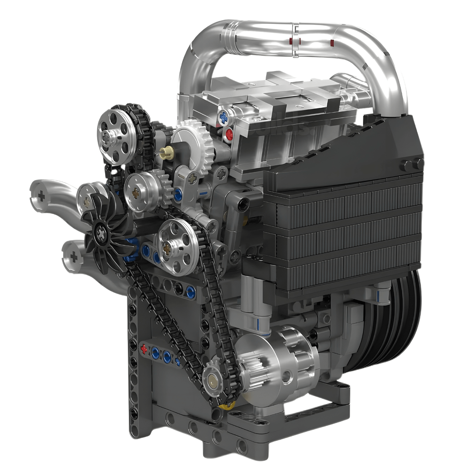 Motorised Swedish Hypercar Engine | 738pcs - My Store
