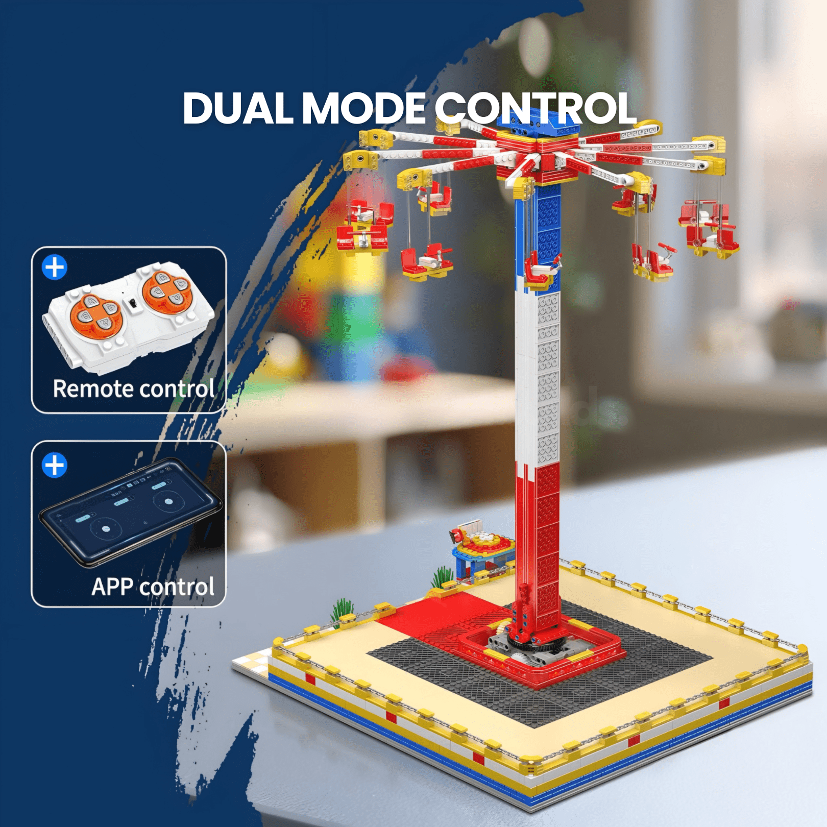 Motorised Swing Carousel | 1580pcs - My Store
