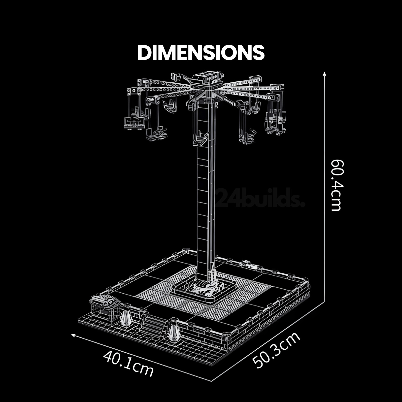 Motorised Swing Carousel | 1580pcs - My Store