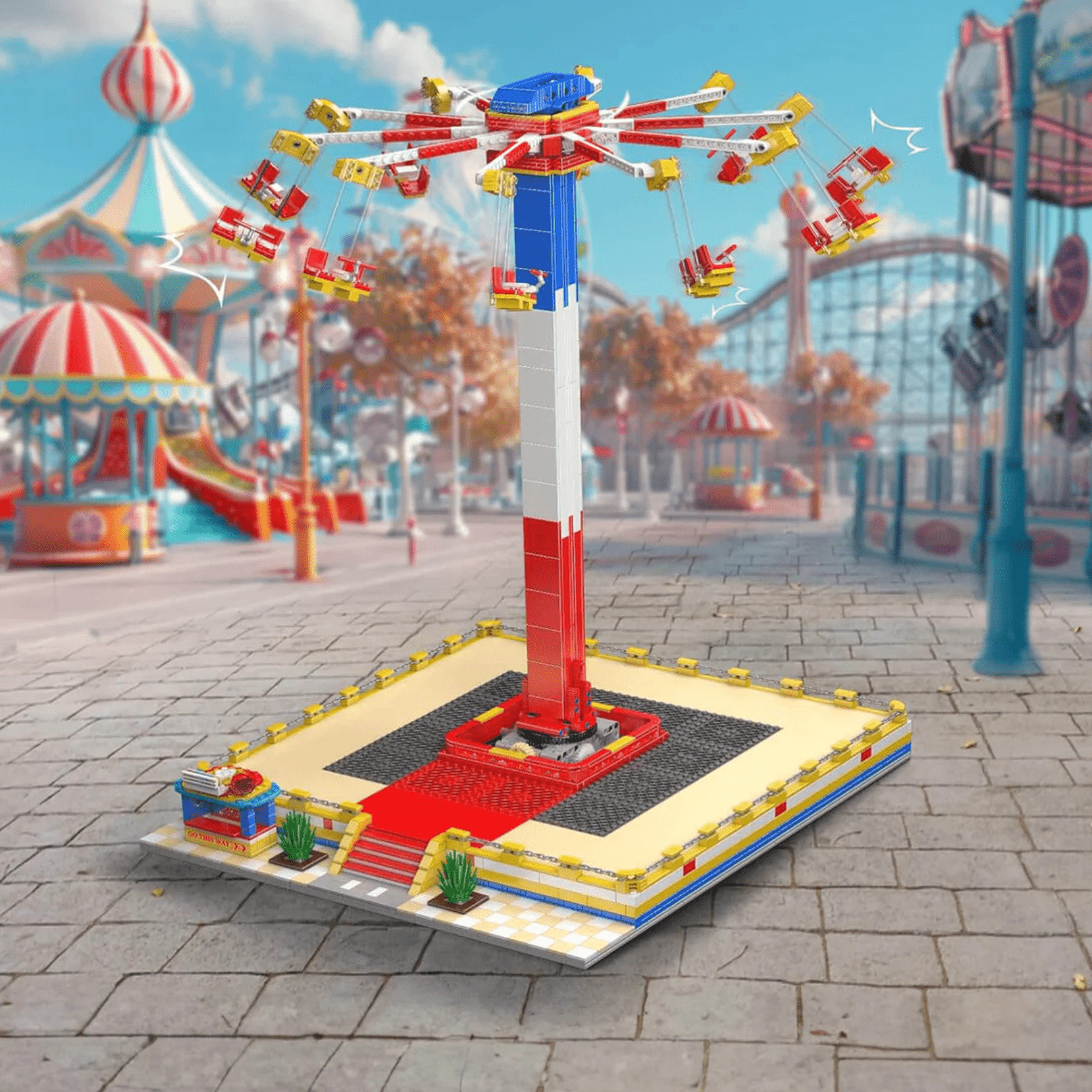 Motorised Swing Carousel | 1580pcs - My Store
