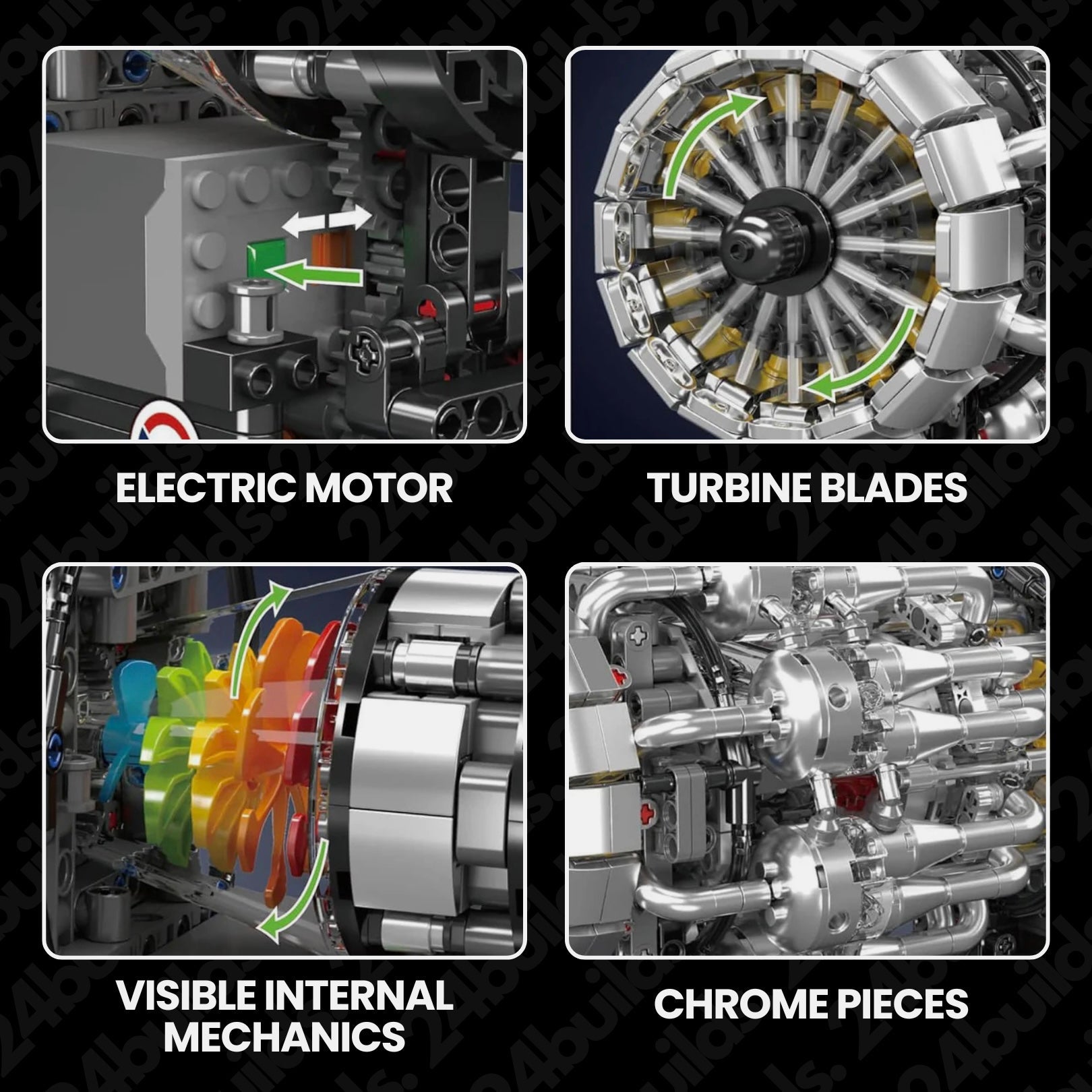 Motorised Turbojet Engine | 1214pcs - My Store