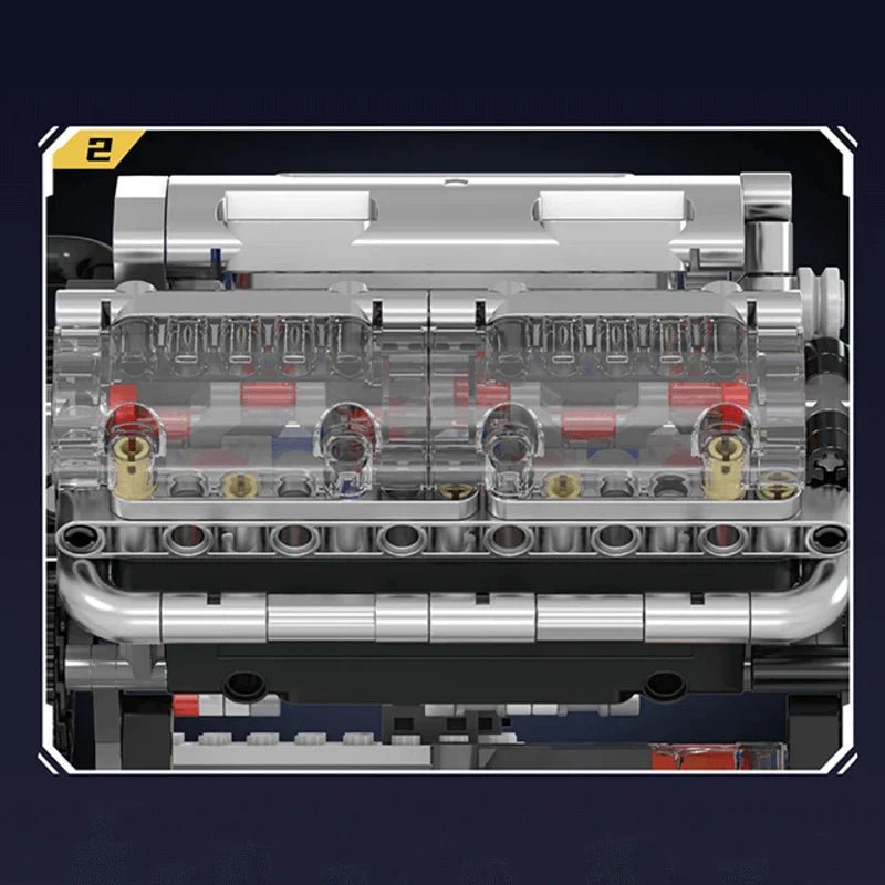 Motorised V8 Engine | 534pcs - My Store