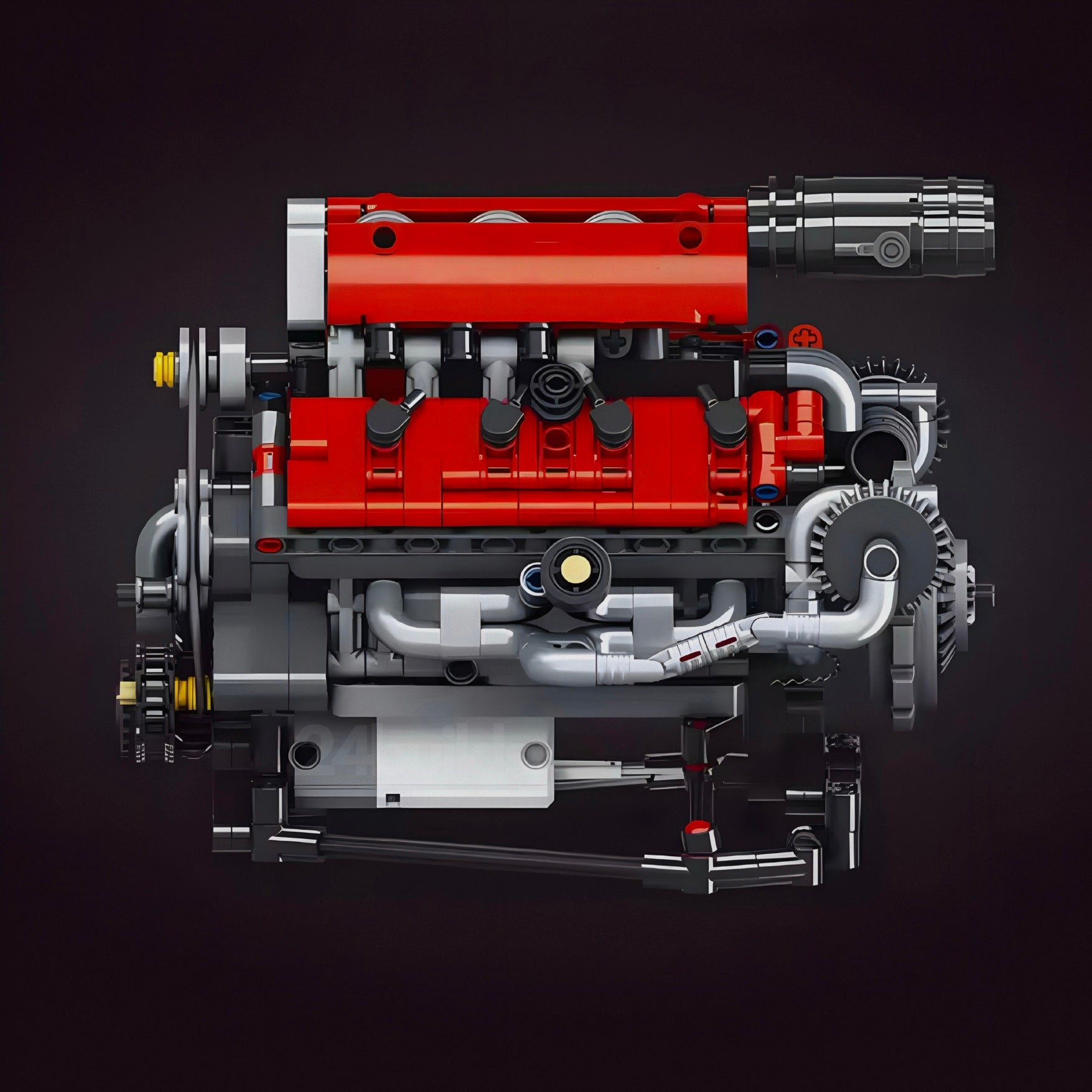 Motorised V8 Engine | 664pcs - My Store