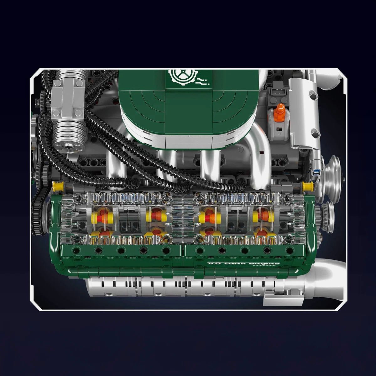 Motorised V8 Tank Engine | 2250pcs - My Store