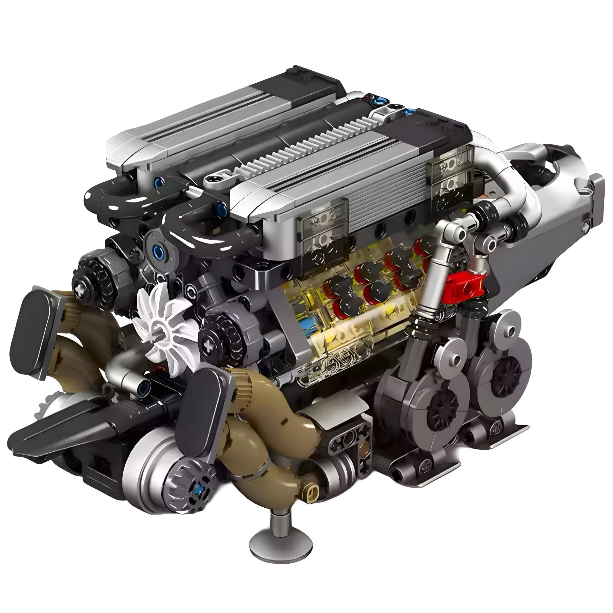 Motorised W16 Engine | 957pcs - My Store